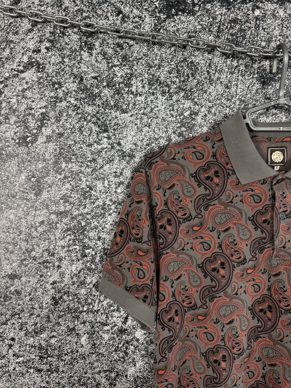 Pretty Green Pretty Green Short Sleeve Polo Shirt Paisley Print Size S Size US S / EU 44-46 / 1 - 3 Thumbnail