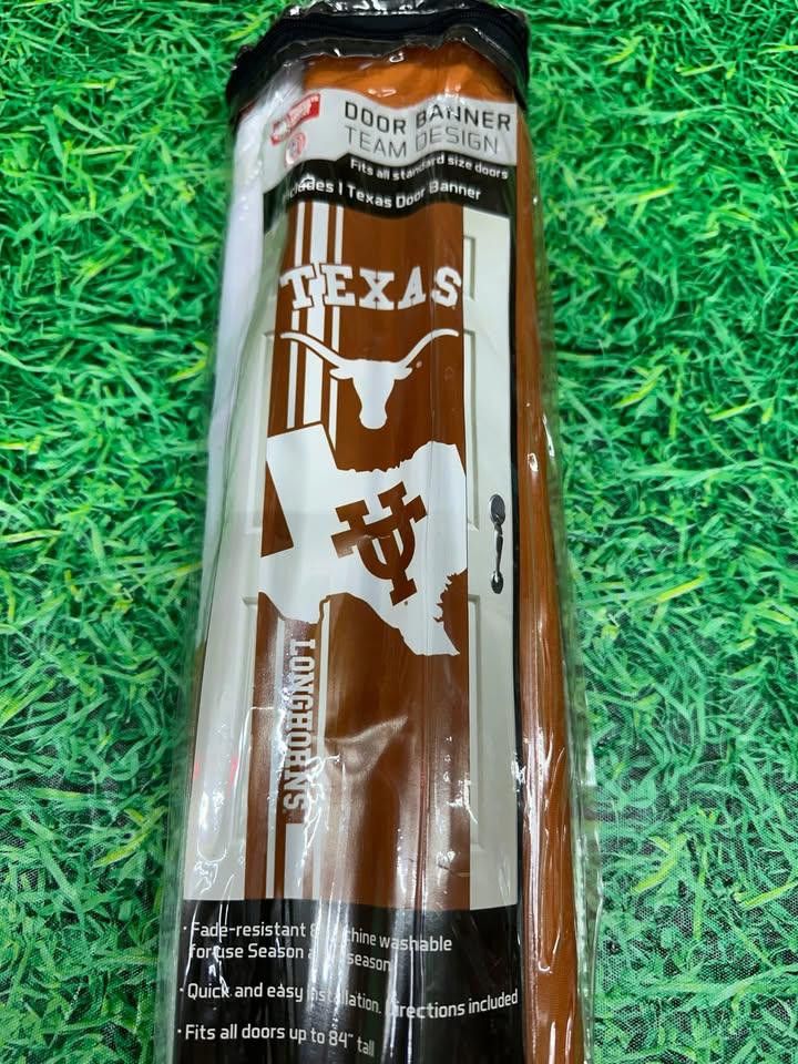 Designer Texas Longhorns Door Banner NCAA NEW. Size ONE SIZE - 3 Thumbnail