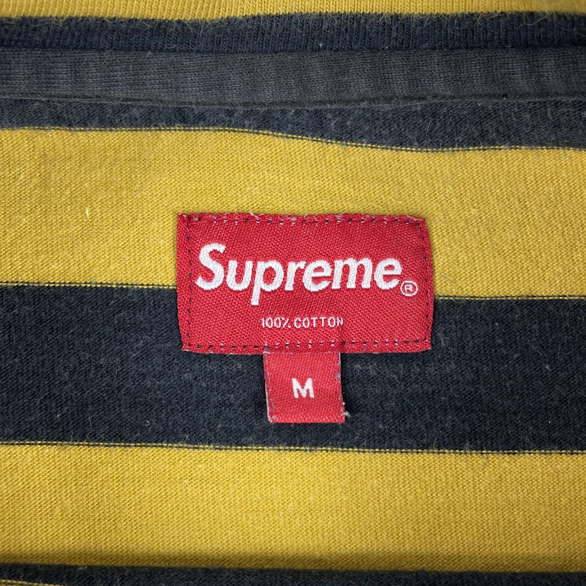 Supreme Supreme Striped Long Sleeve T-Shirt Size US M / EU 48-50 / 2 - 8 Thumbnail