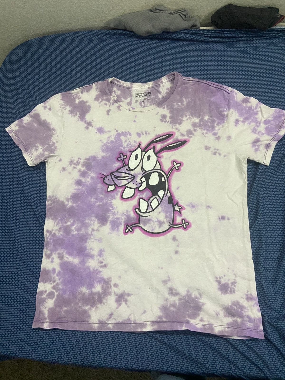 Cartoon Network Purple tie-dye Cowardly Dog Size US XL / EU 56 / 4 - 1 Thumbnail