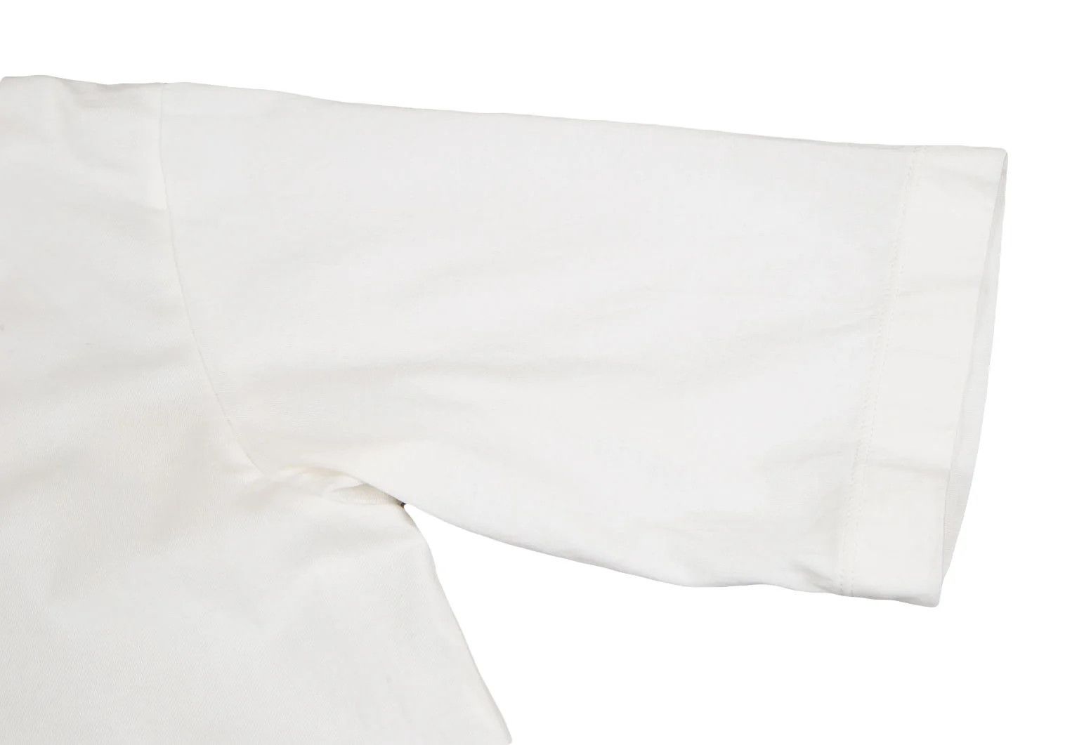 Issey Miyake Cotton Crew Neck T-Shirt Off White Size US S / EU 44-46 / 1 - 6 Thumbnail