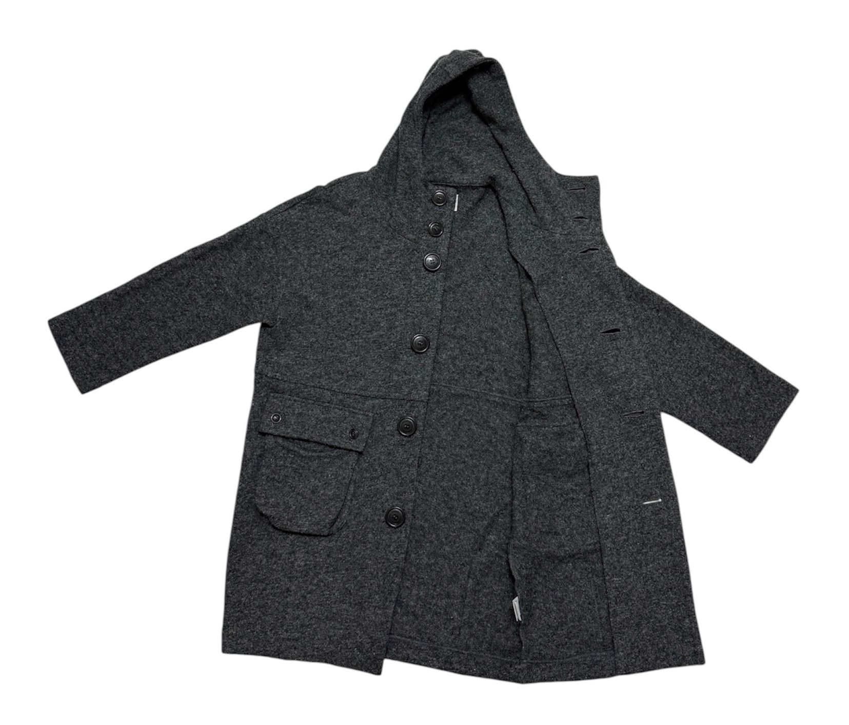 Issey Miyake Sunao Kuwahara Issey Miyake Hoodie Wool Jacket Size US M / EU 48-50 / 2 - 11 Thumbnail