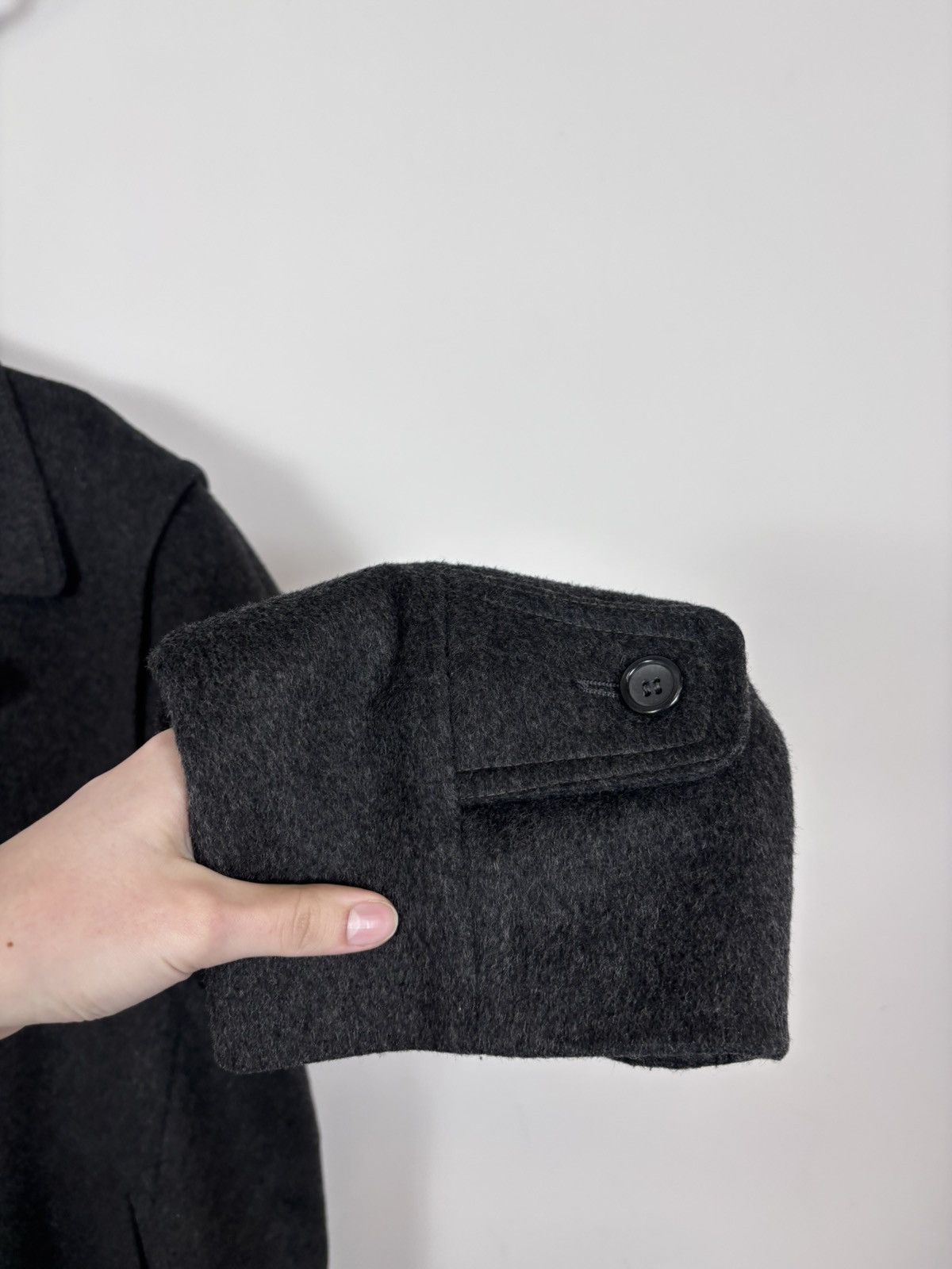 Other Vintage Austrian Tirol Loden Men’s Charcoal Gray Overcoat Size US XL / EU 56 / 4 - 10 Thumbnail