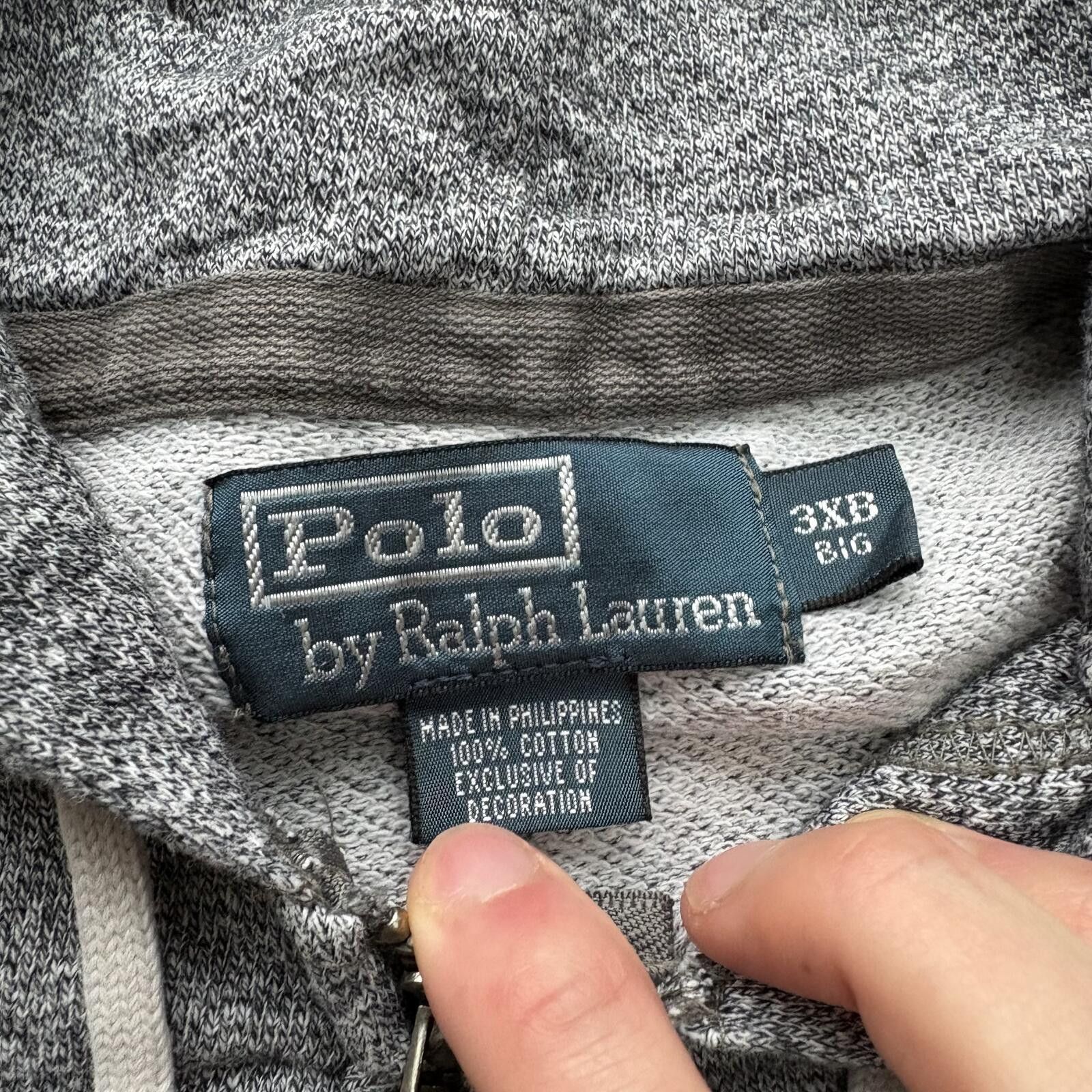 Polo Ralph Lauren Vintage Y2K Polo Ralph Lauren 3XB Big Preppy Full Zip Hoodie Size US XXL / EU 58 / 5 - 3 Thumbnail