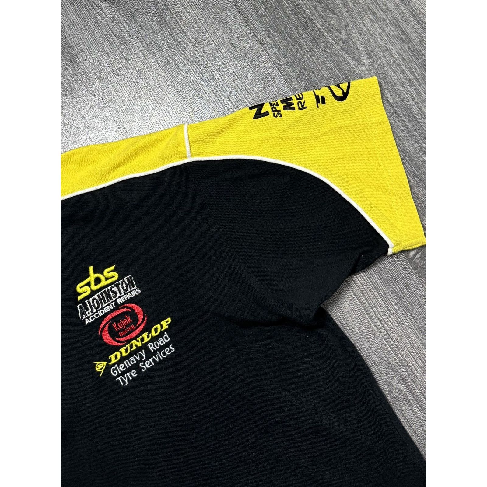 Dunlop 90s Vintage Racing Polo Shirt Dunlop F-1 Size US M / EU 48-50 / 2 - 4 Thumbnail