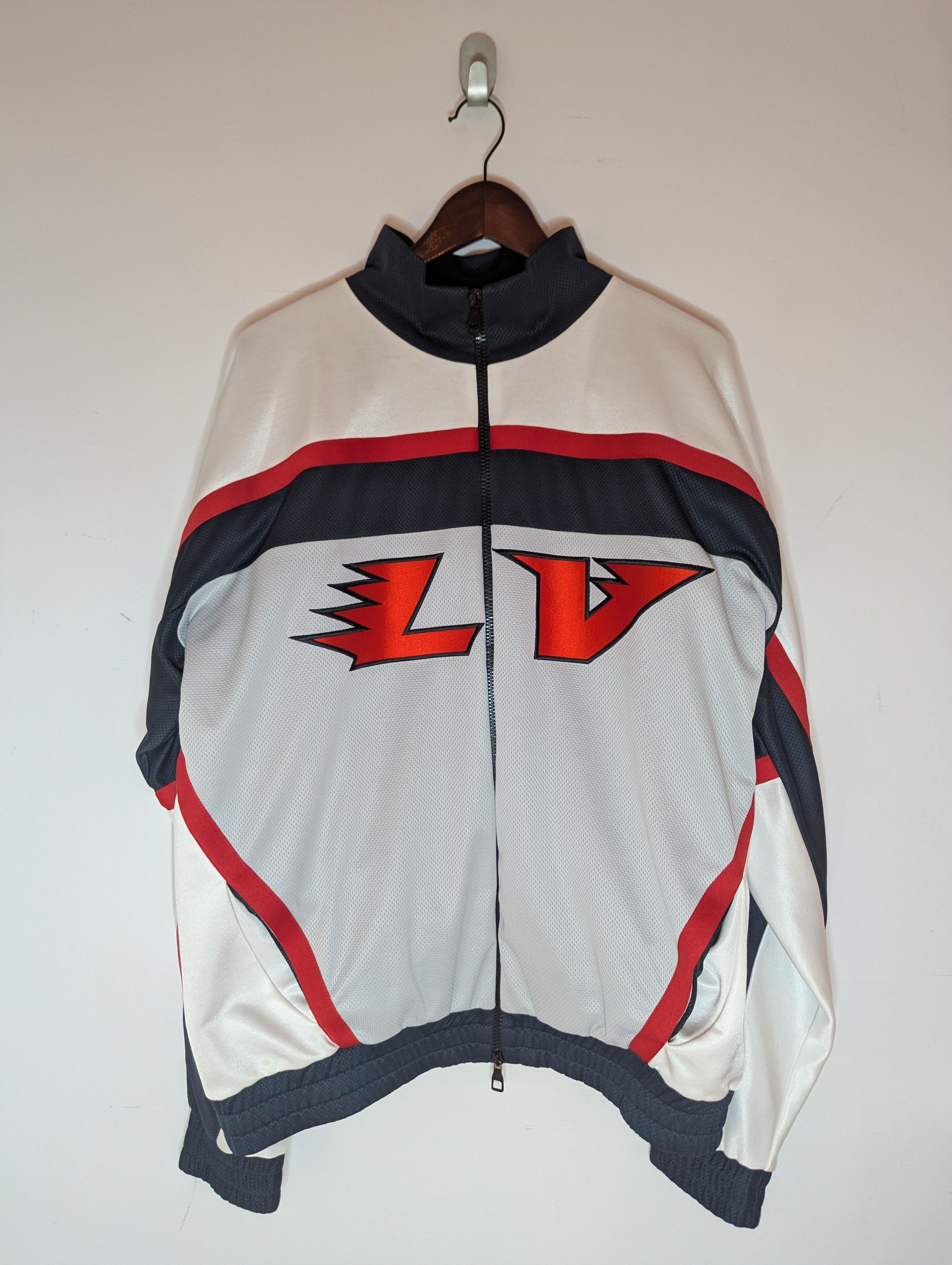 Louis Vuitton Louis Vuitton 22AW Embellished Graphic Hockey Track Jacket Size US XL / EU 56 / 4 - 1 Thumbnail