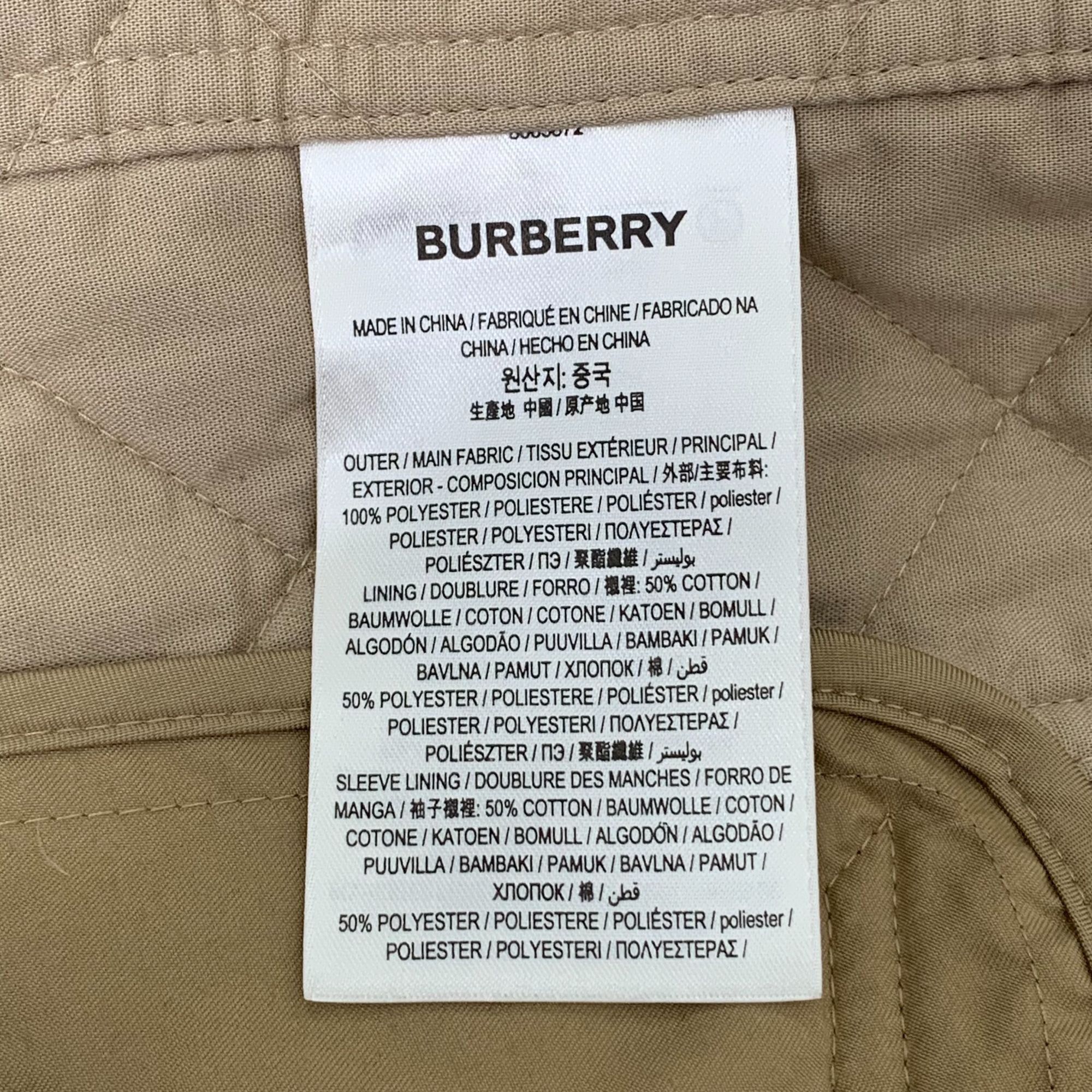 Burberry Burberry Brown Diamond Check Collar Button-Down Cotton Jacke Size XS / US 0-2 / IT 36-38 - 5 Thumbnail