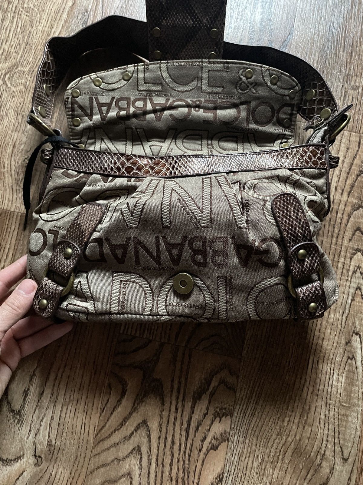 Dolce & Gabbana Dolce & Gabbana Original Denim Vintage Shoulder Bag Size ONE SIZE - 7 Thumbnail