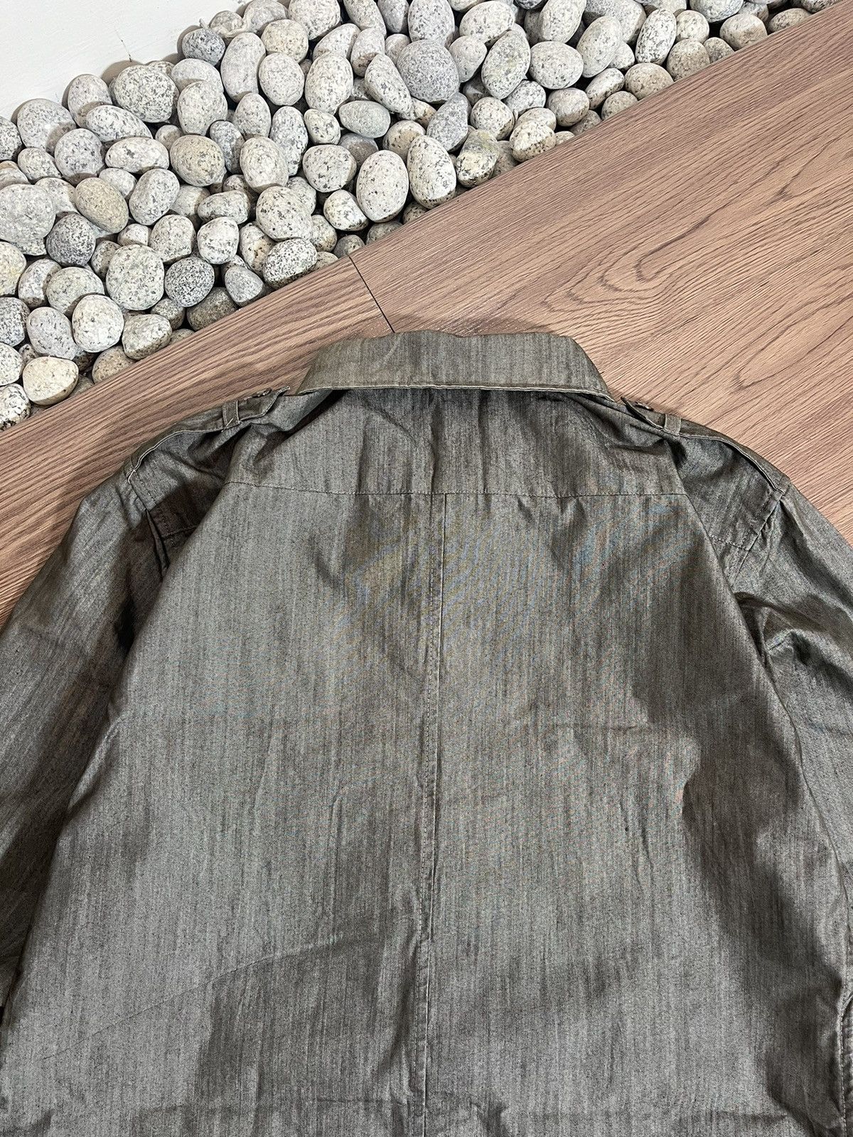 Japanese Brand × Le Grande Bleu (L.G.B.) × semanticdesign Semantic Design Double Collar Coated Shirt Size US L / EU 52-54 / 3 - 5 Thumbnail