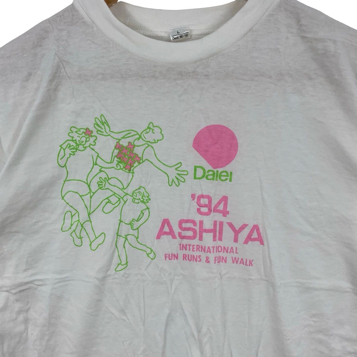 Vintage Vintage 1994 DAIEI ASHIYA JAPAN Promo Ads Exhibition Tee Size L / US 10 / IT 46 - 5 Thumbnail