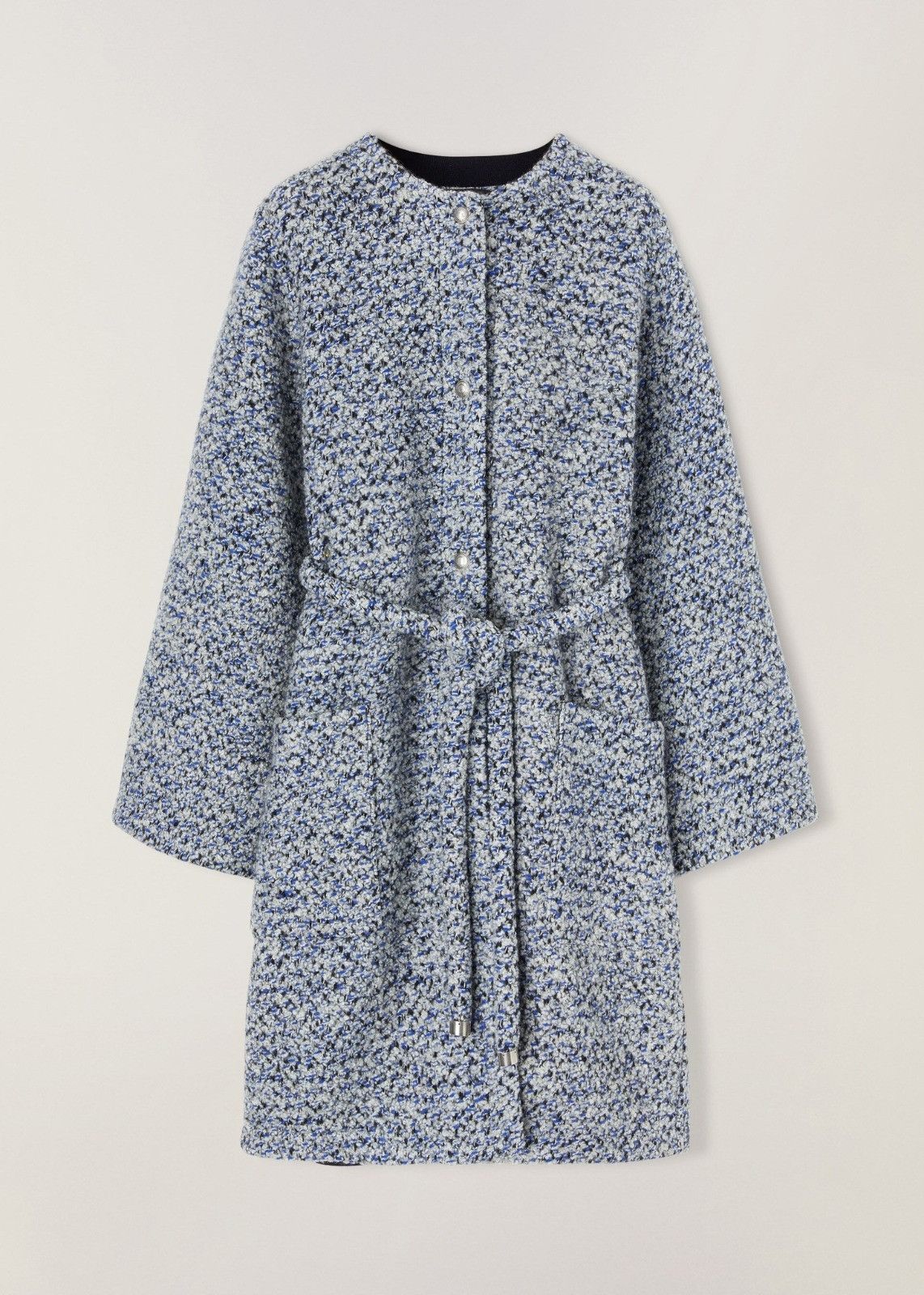 Loro Piana o1srvl11e1125 FAN4165 Amari Coat in Blue/White Size S / US 4 / IT 40 - 1 Preview