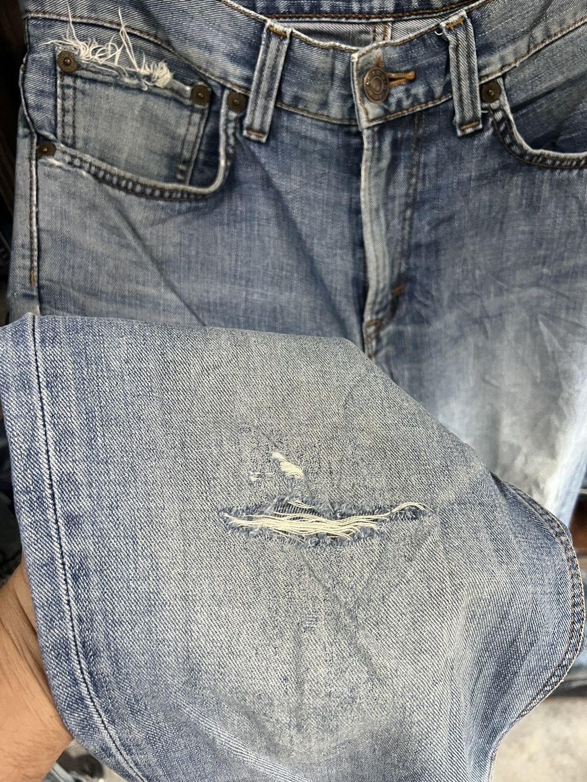 Edwin 🔥Edwin 503 Made in Japan Distressed Denim Size US 34 / EU 50 - 9 Thumbnail