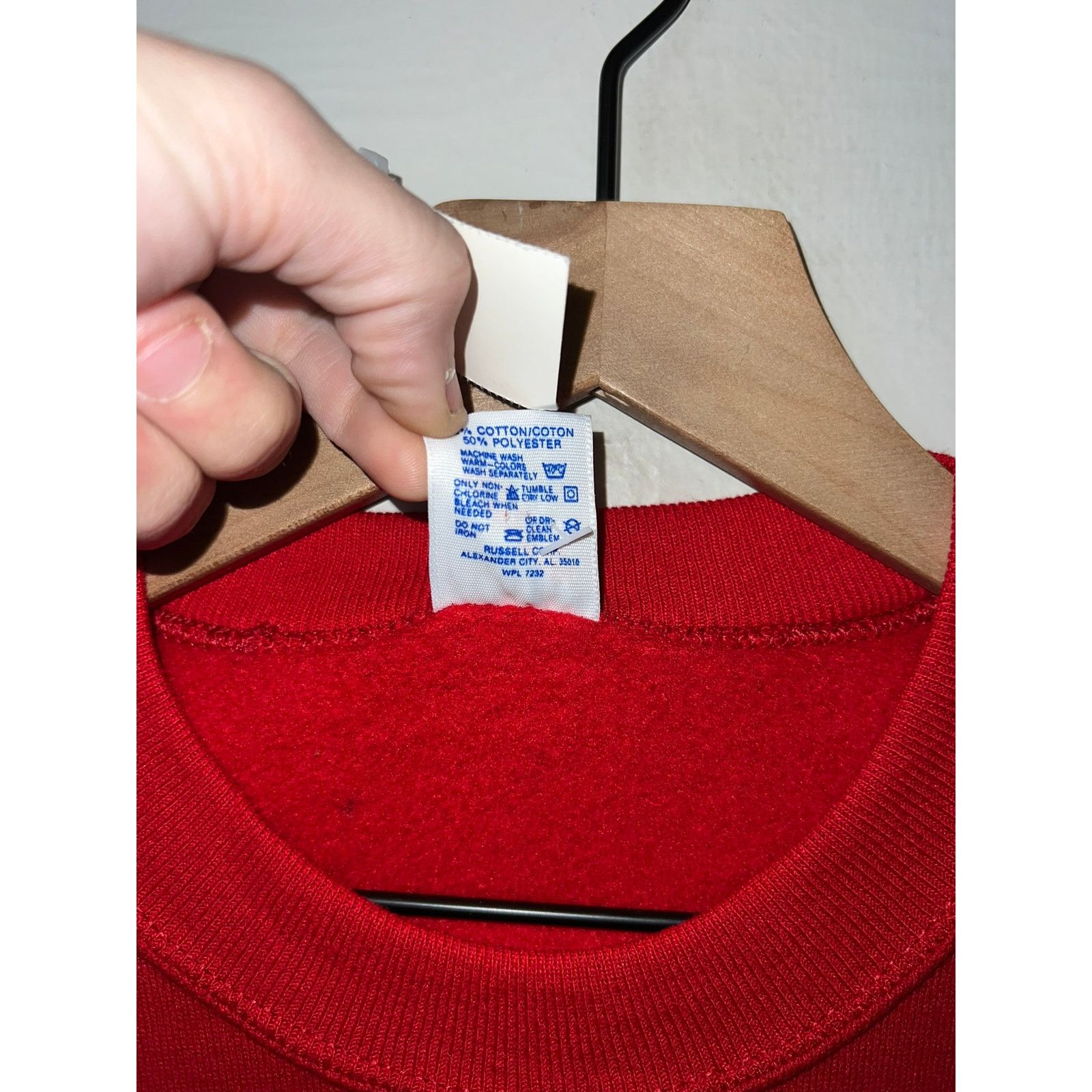Jerzees Vintage Utah Sweatshirt Moose Skiing Red Ski Crewneck 90s M Size US M / EU 48-50 / 2 - 8 Thumbnail