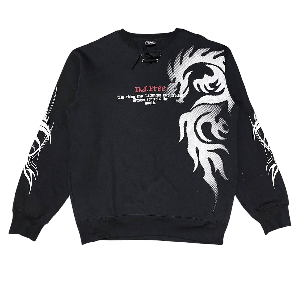 Japanese Brand Vintage DJ Free Dragon Design Crewneck Sweatshirt Size US L / EU 52-54 / 3 - 2 Thumbnail