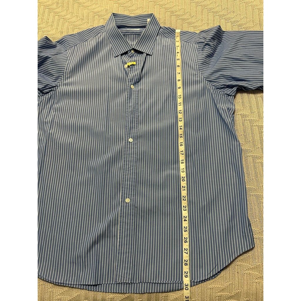 Ascot Chang Ascot Chang blue striped button down size L Size US L / EU 52-54 / 3 - 7 Thumbnail