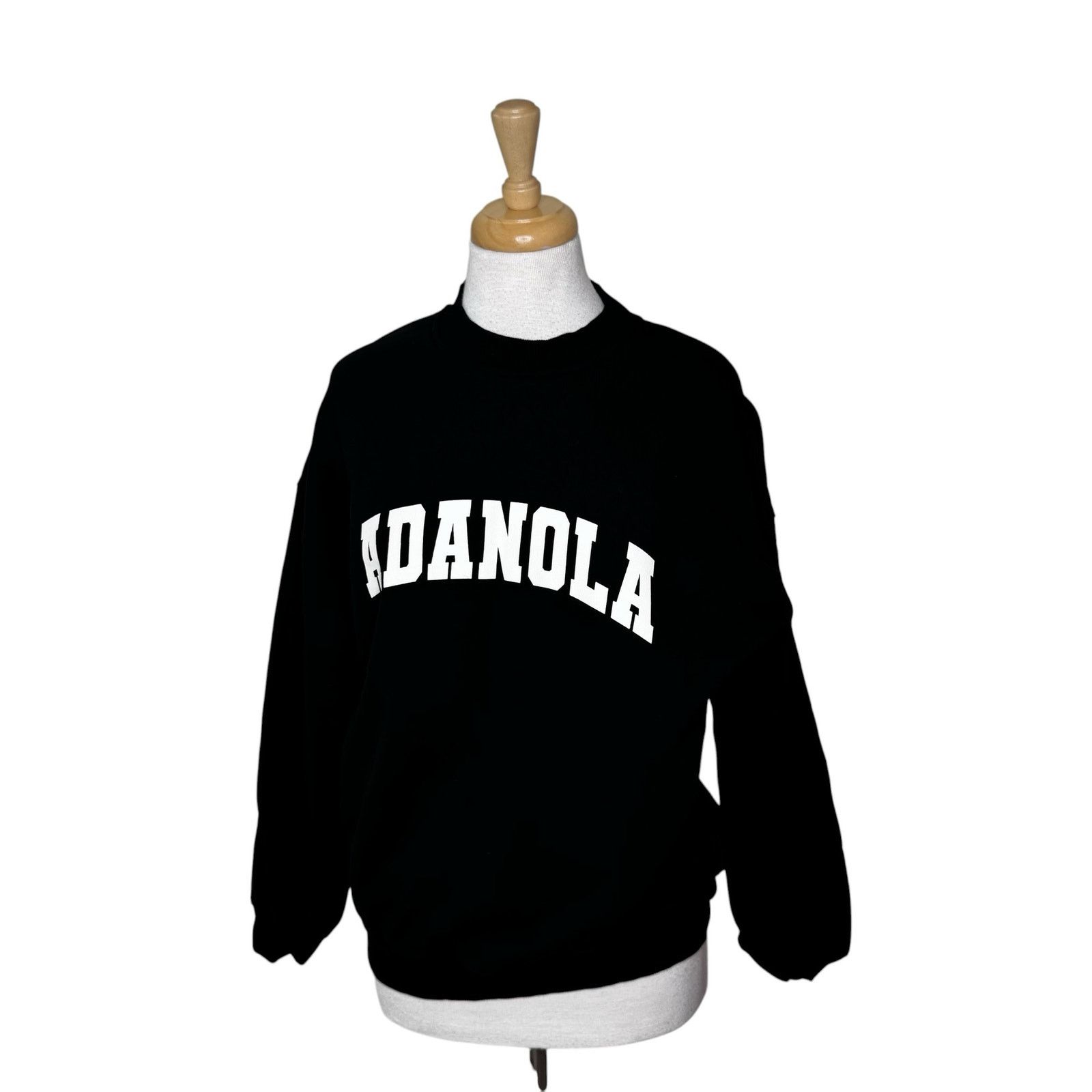 Other ADANOLA Varsity Oversized Sweatshirt - Black Size Small Size S / US 4 / IT 40 - 3 Thumbnail