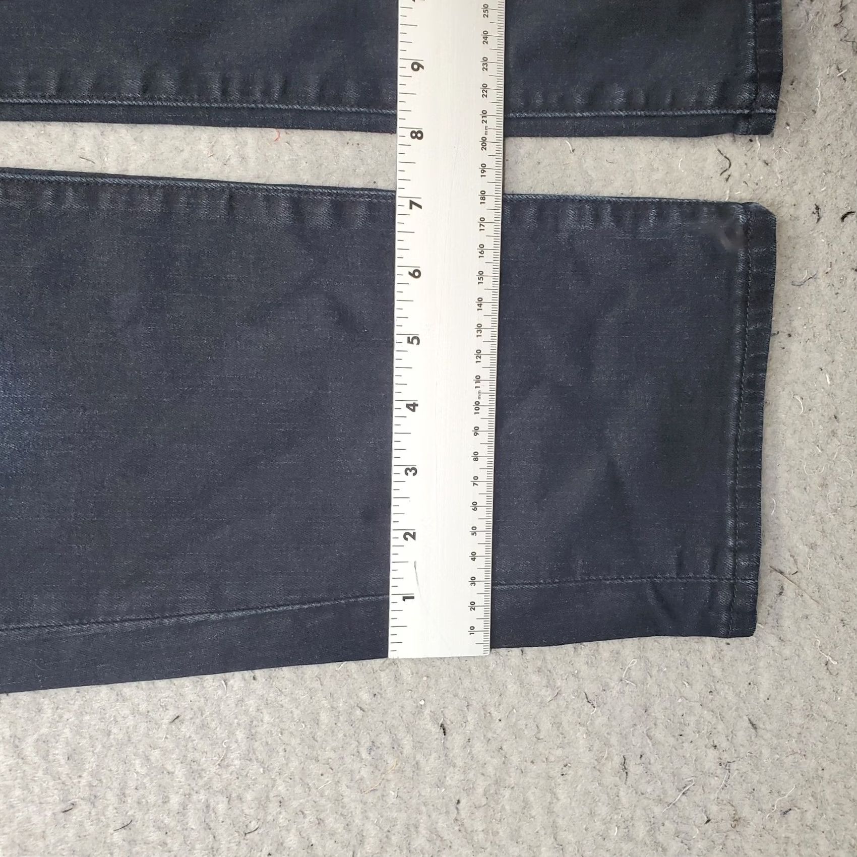 Lucky Brand Lucky Brand Brooke Crop Jeans Womens Size 6 Blue Denim Dark Wash Straight Leg Jeans Size 28" / US 6 / IT 42 - 5 Thumbnail