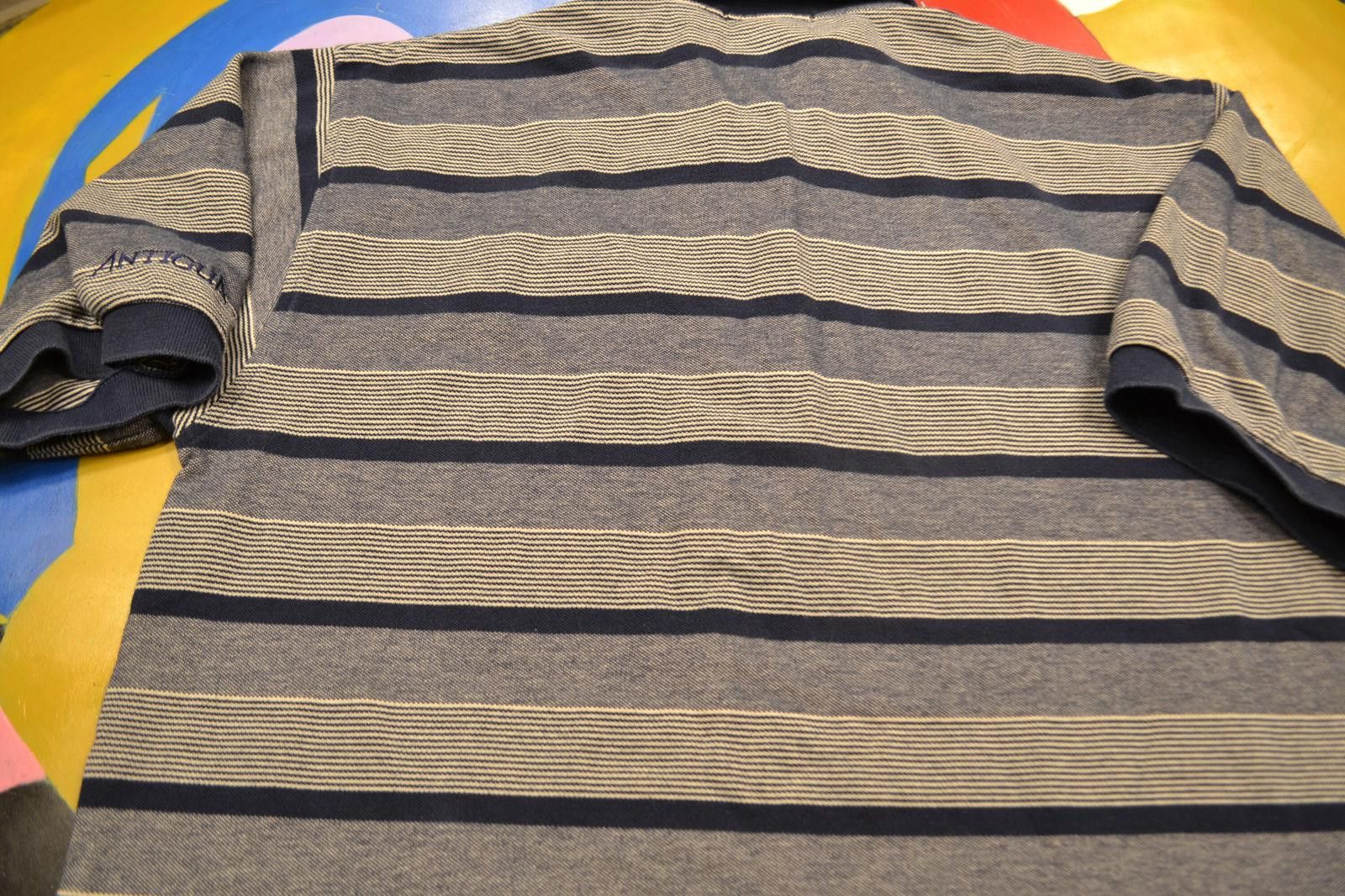 Antigua Vintage Antigua Houston Rockets Striped Polo Shirt Size 44R - 5 Thumbnail