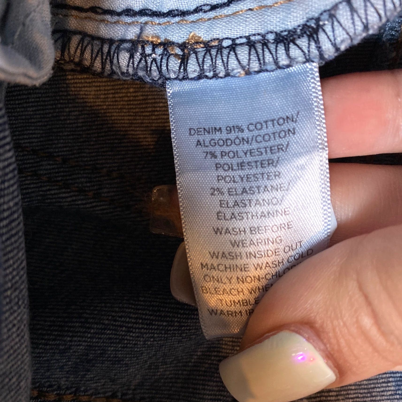 Ann Taylor Ann Taylor LOFT Womens Jeans Blue Ankle Distressed High Rise Stretch 31 Denim Size 24" / US 00 / IT 34 - 6 Thumbnail