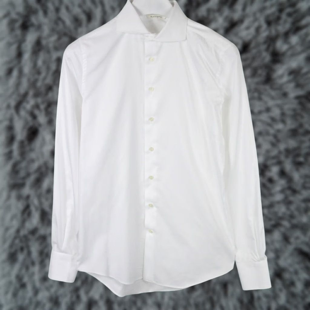Suitsupply SUITSUPPLY Shirt Men's MEDIUM Extra Slim Fit Cutaway Collar White Formal Size 40R - 1 Thumbnail