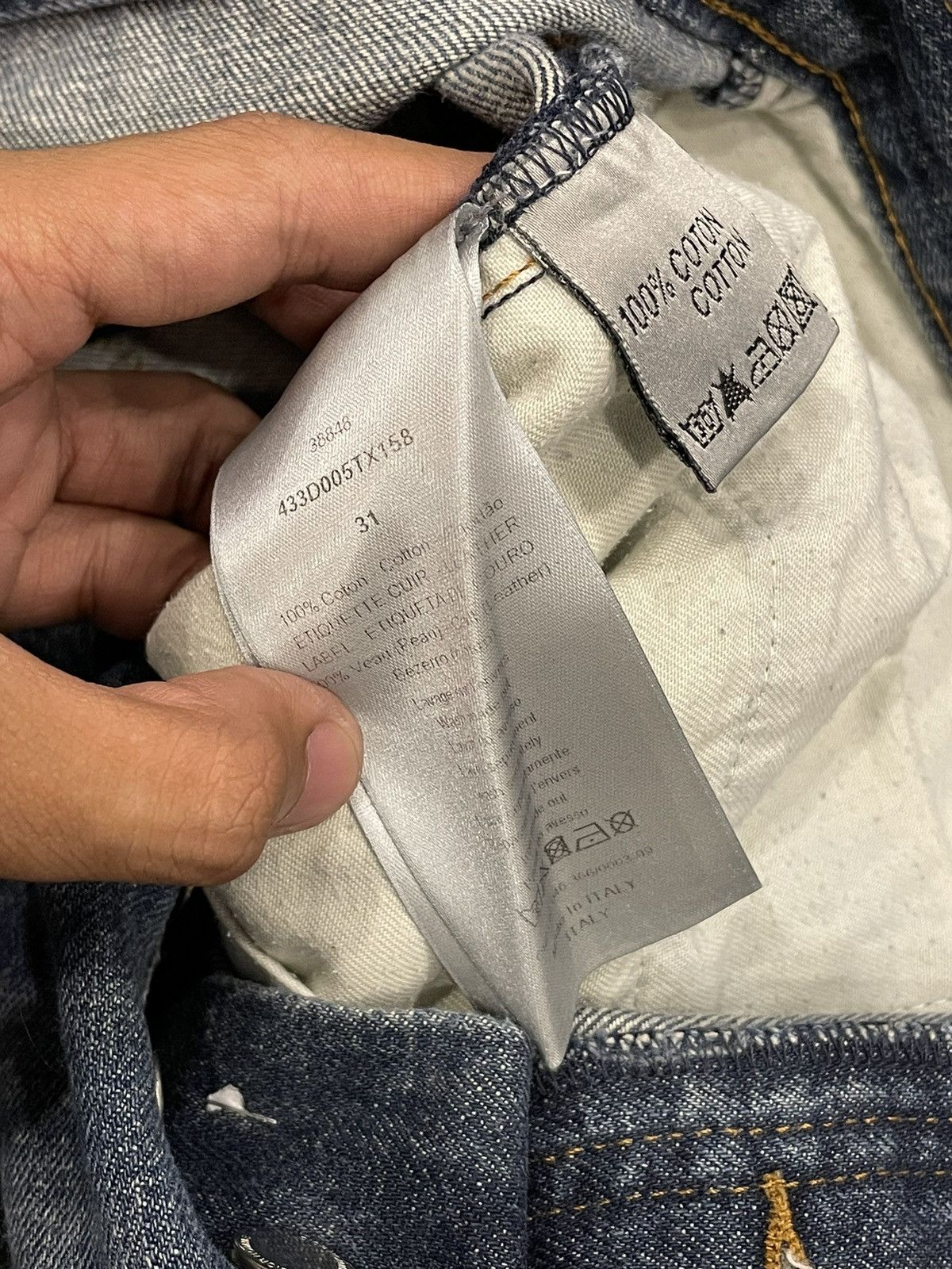 Christian Dior Monsieur × Dior Christian Dior - Homme Jake Denim Size US 33 - 8 Thumbnail