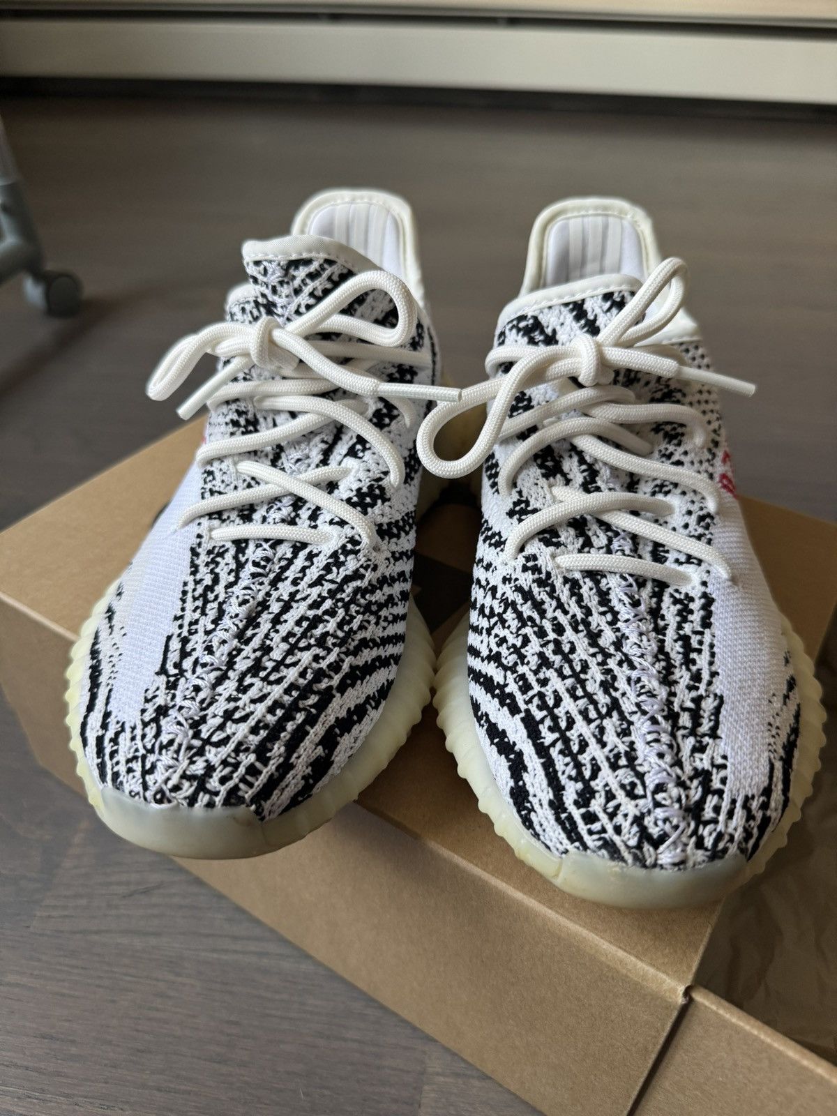 Yeezy zebra print sales