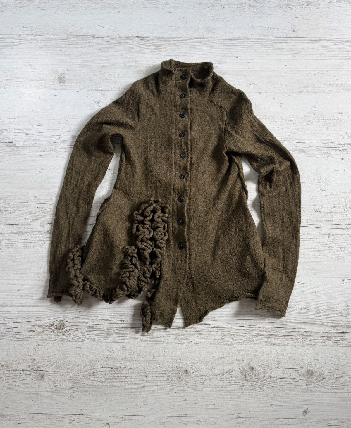 Rundholz Rundholz cardigan avangarde wool Size S / US 4 / IT 40 - 1 Thumbnail