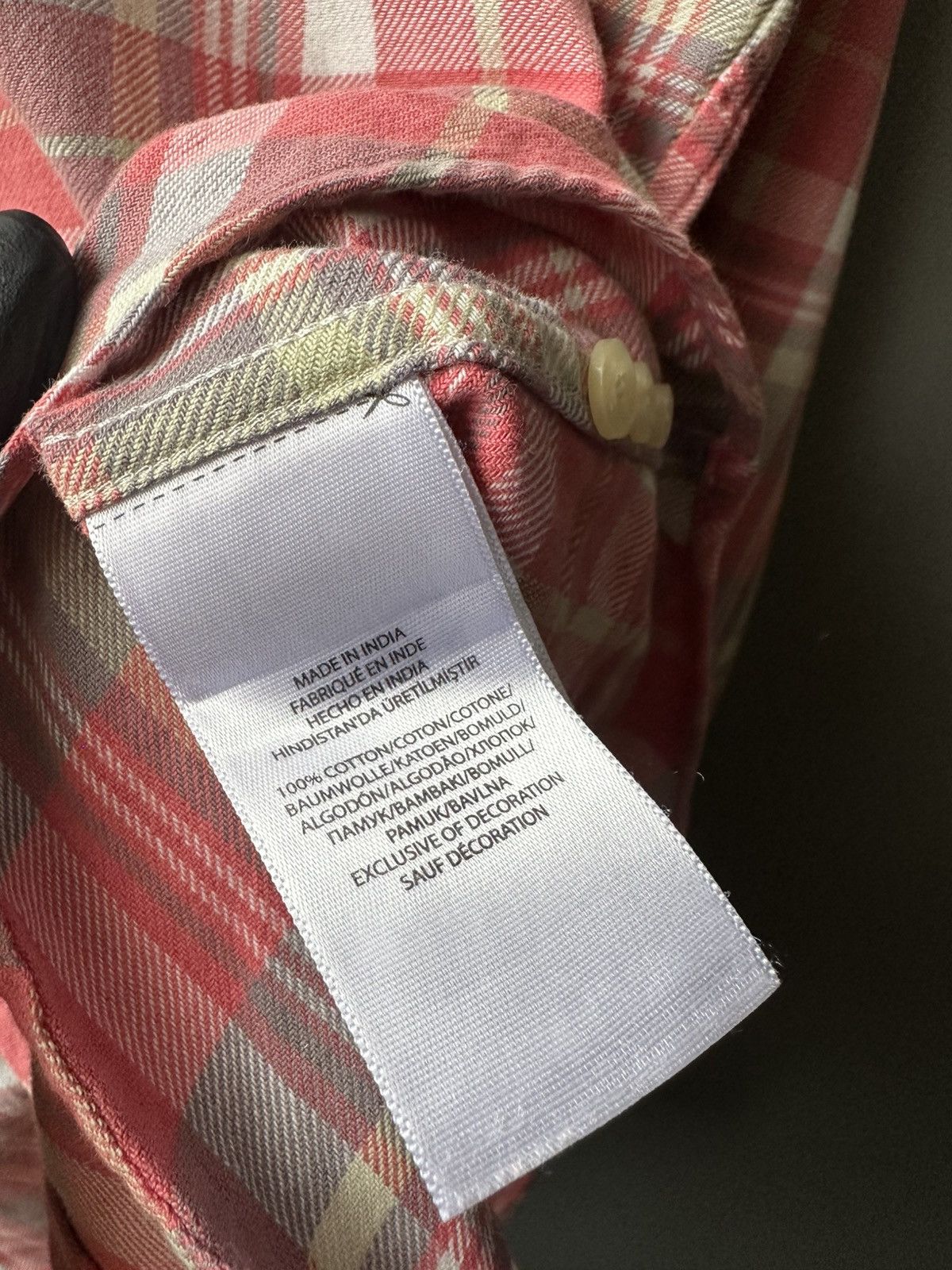 Ralph Lauren Polo Ralph Lauren Pony Logo Flannel Oxford Shirt Size L / US 10 / IT 46 - 5 Thumbnail