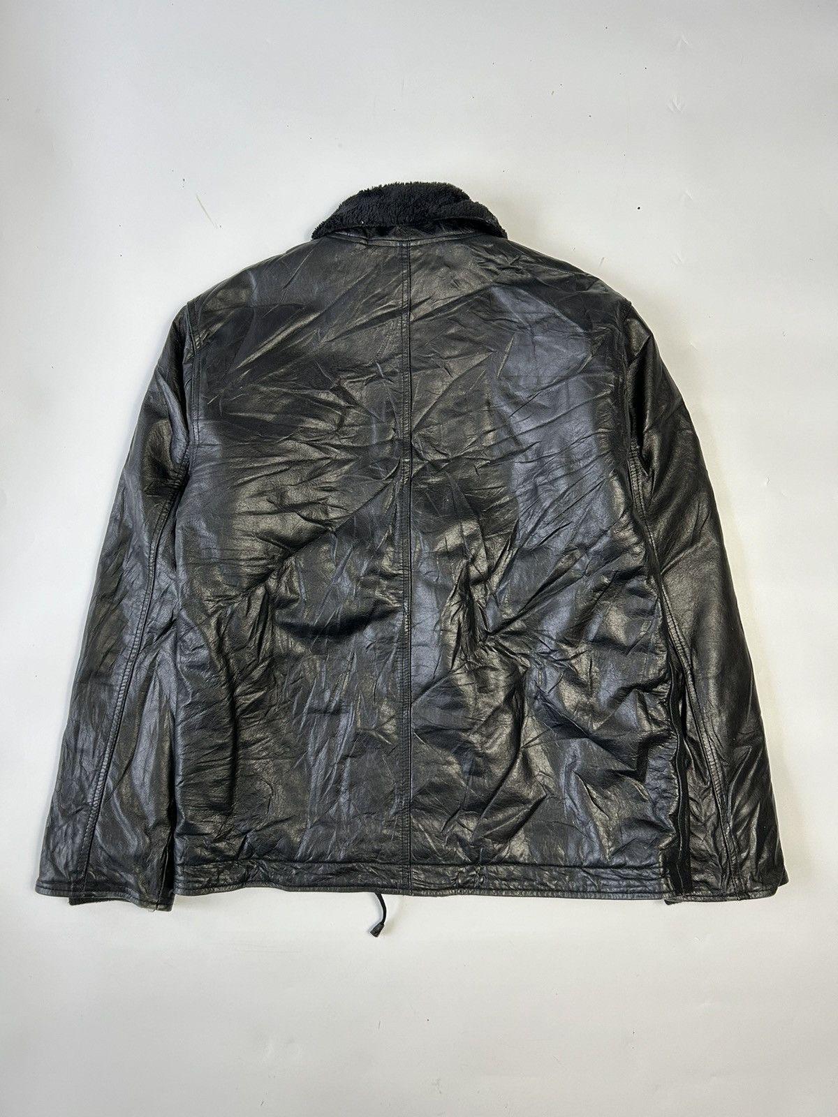 Japanese Brand HORN WORKS LEATHER JACKET Size US XL / EU 56 / 4 - 3 Thumbnail