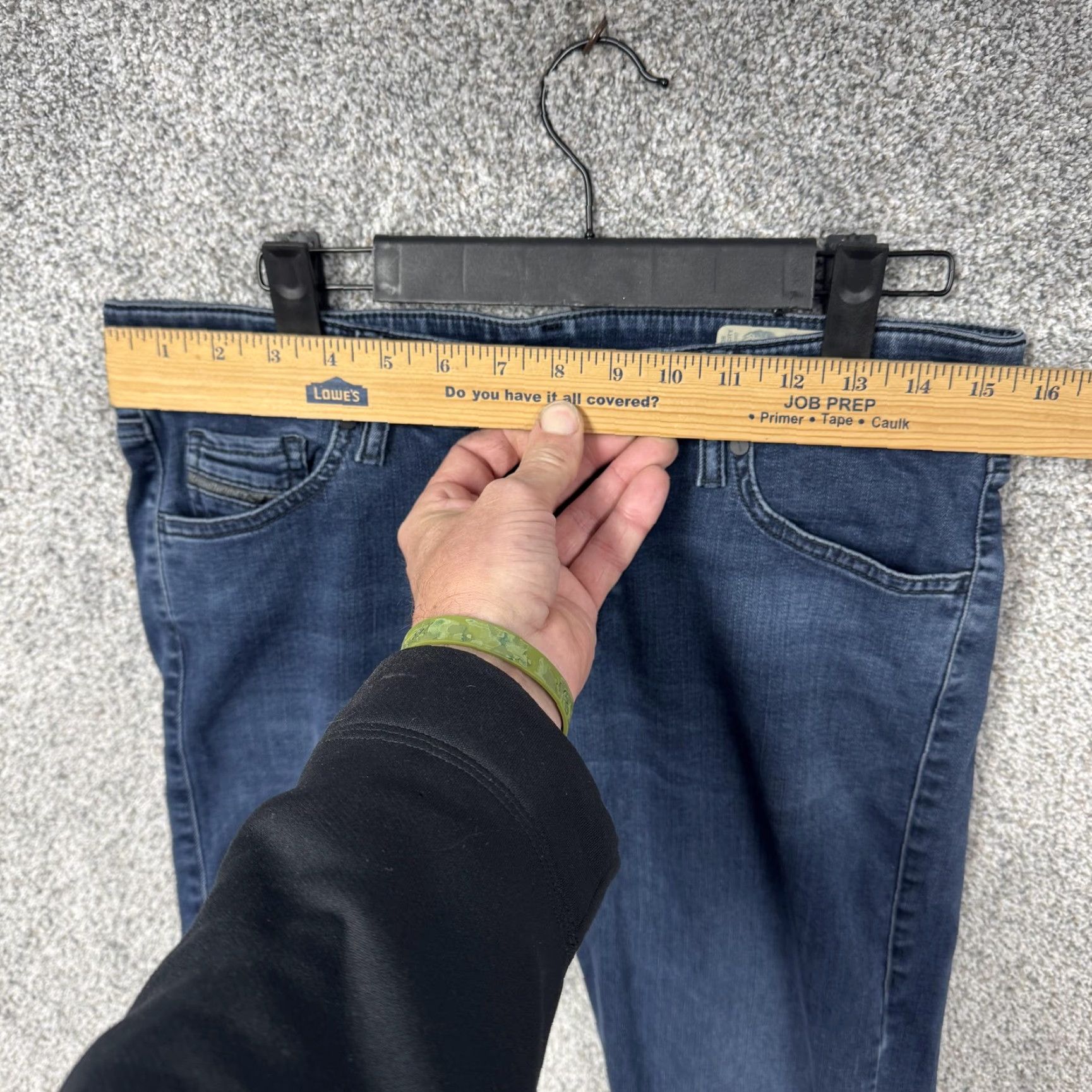 Diesel Diesel Jeans Womens 31 Blue Mid Rise Slim Skinny Stretch Denim 90% Cotton 6% Elastomultiester 4% Elastane Pocket Zip Fly Womens Jeans Size 24" / US 00 / IT 34 - 2 Thumbnail