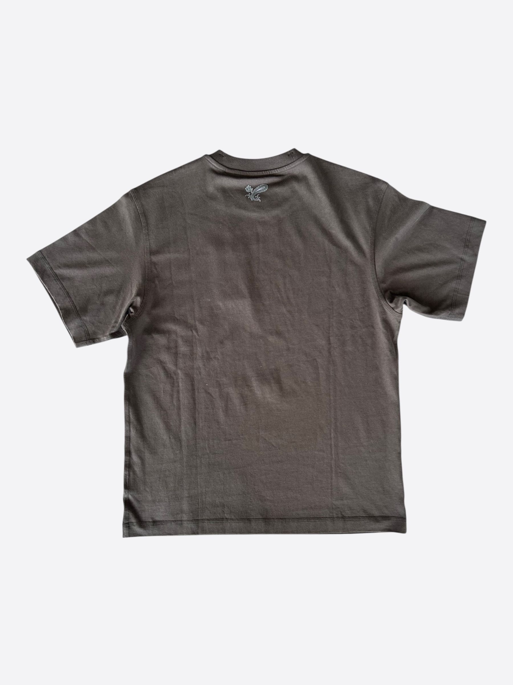 Burberry Burberry Brown Embroidered Logo T-Shirt Size US L / EU 52-54 / 3 - 2 Thumbnail