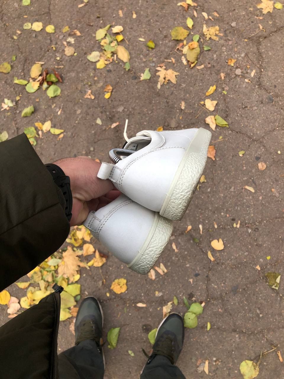 Ecco VERY RARE ECCO DANISH DESIGN LEATHER SNEAKERS DESIGNER DELUX Size US 8 / EU 41 - 17 Thumbnail