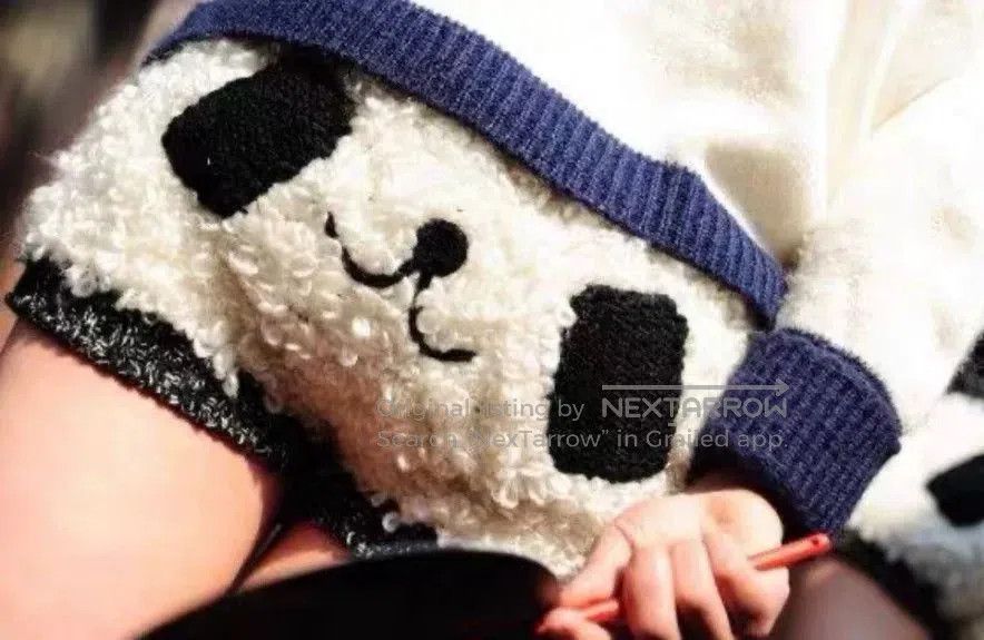 Japanese Brand Cute Panda-Themed Fur Shorts. Size 24" / US 00 / IT 34 - 1 Thumbnail