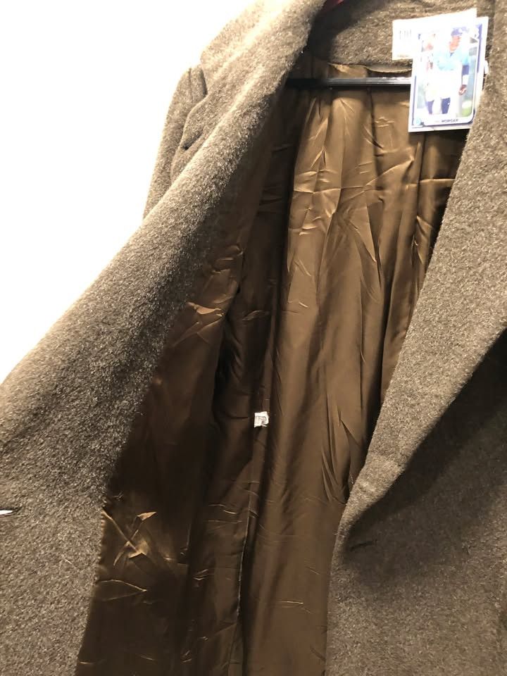 Bill Blass Dark Olive Green Vintage Coat Size US L / EU 52-54 / 3 - 5 Thumbnail