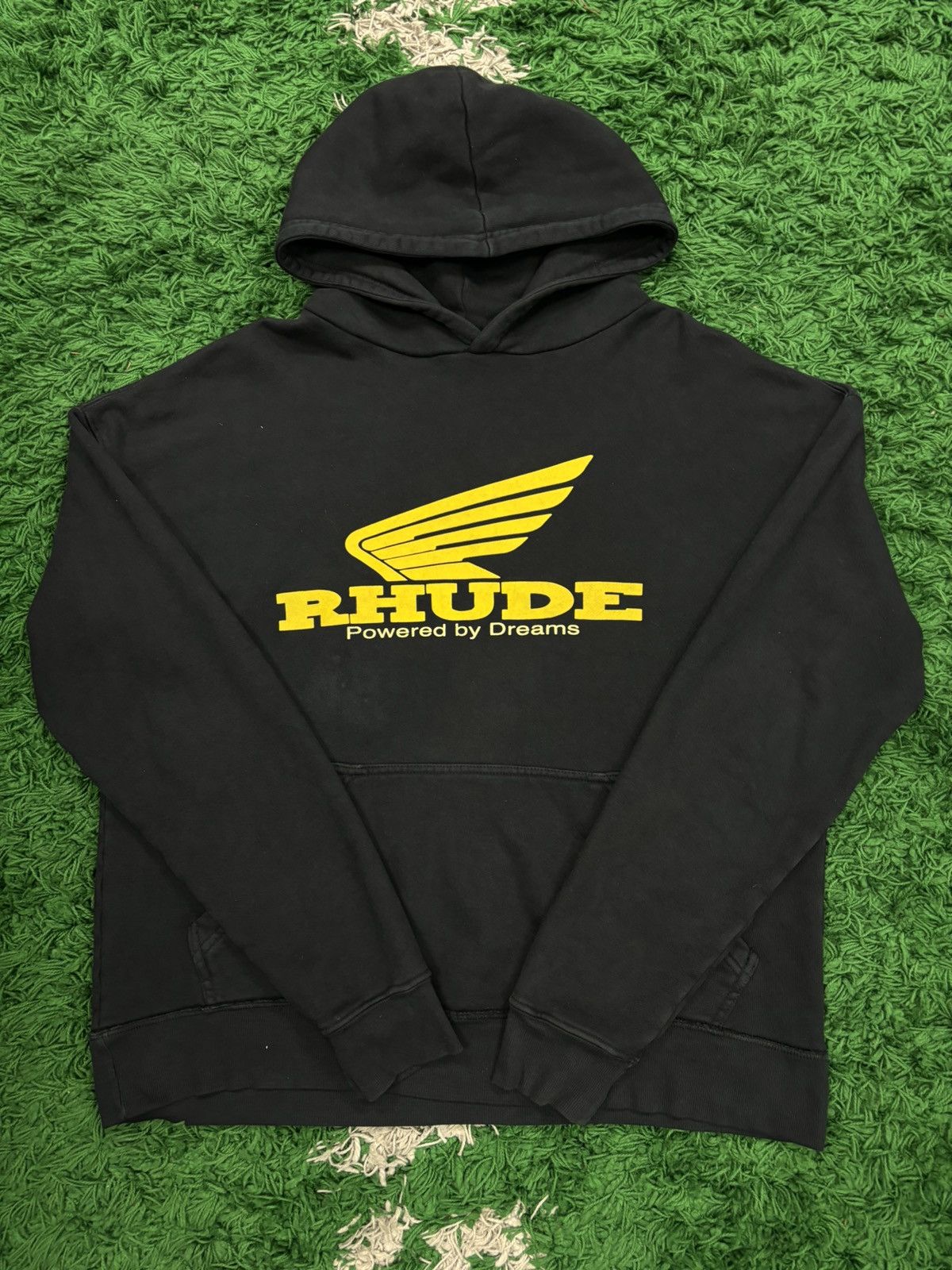 image of Rhude Hoodie Black Small, Men's