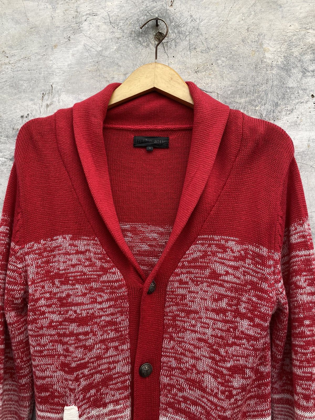 If Six Was Nine 2000s In The Attic Japan Wool Cardigan Size US M / EU 48-50 / 2 - 2 Thumbnail