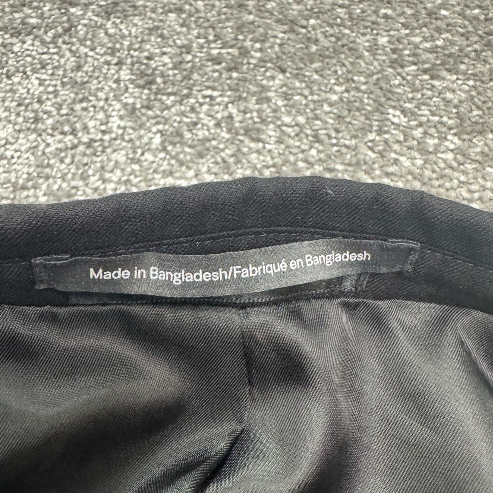 H&M H&M Slim Fit Blazer Suit Jacket Mens 40R Black Notch Lapel Single Vented Work Shirt Size 40R - 5 Thumbnail