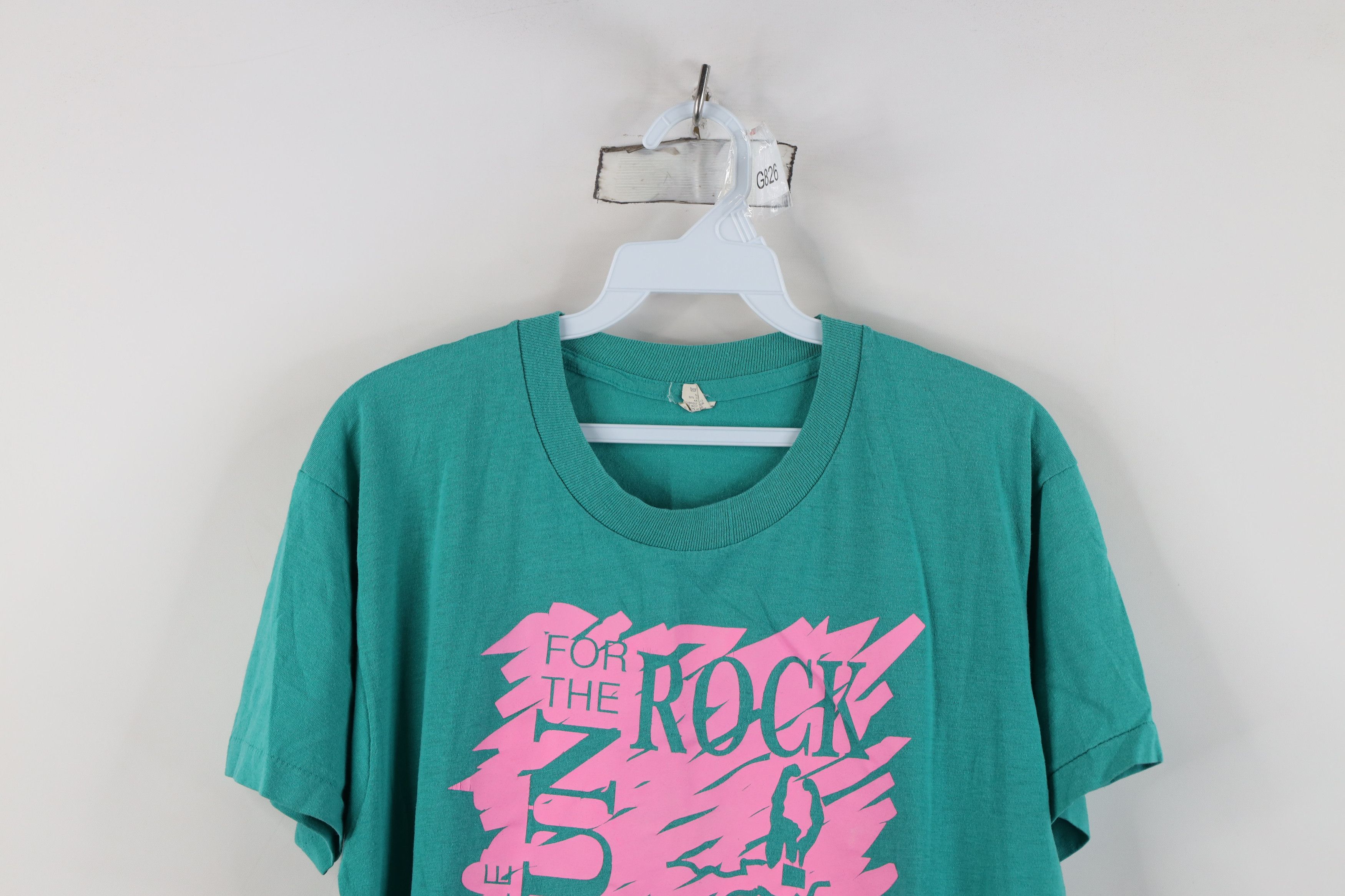 Vintage Vintage 90s Ohio 5 Mile Run For The Rock Running T-Shirt USA Size L / US 10 / IT 46 - 2 Thumbnail