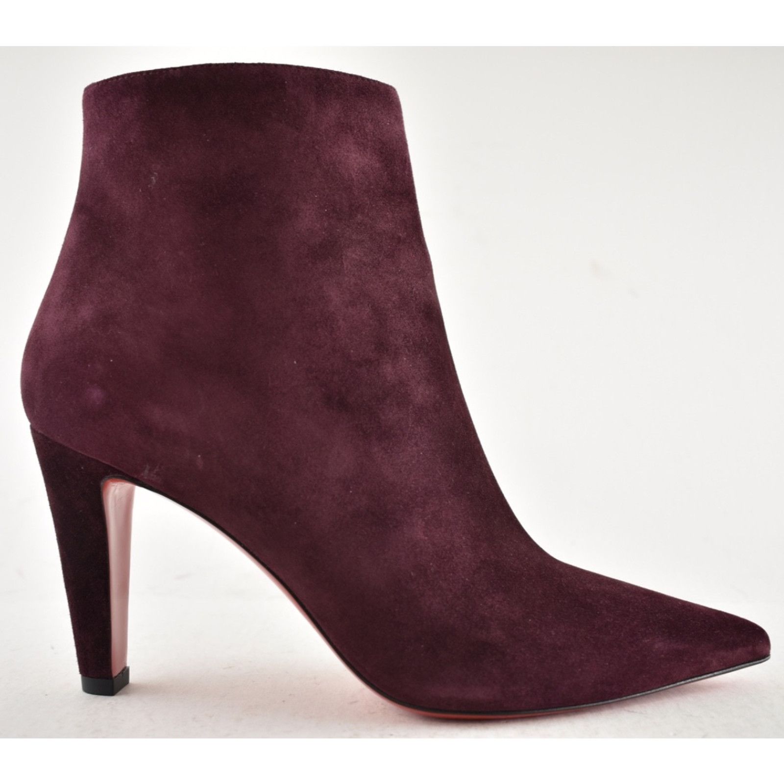 Christian Louboutin Christian Louboutin Vibella Booty 85 Burgundy Red Bootie 41 Size US 11 / IT 41 - 2 Thumbnail