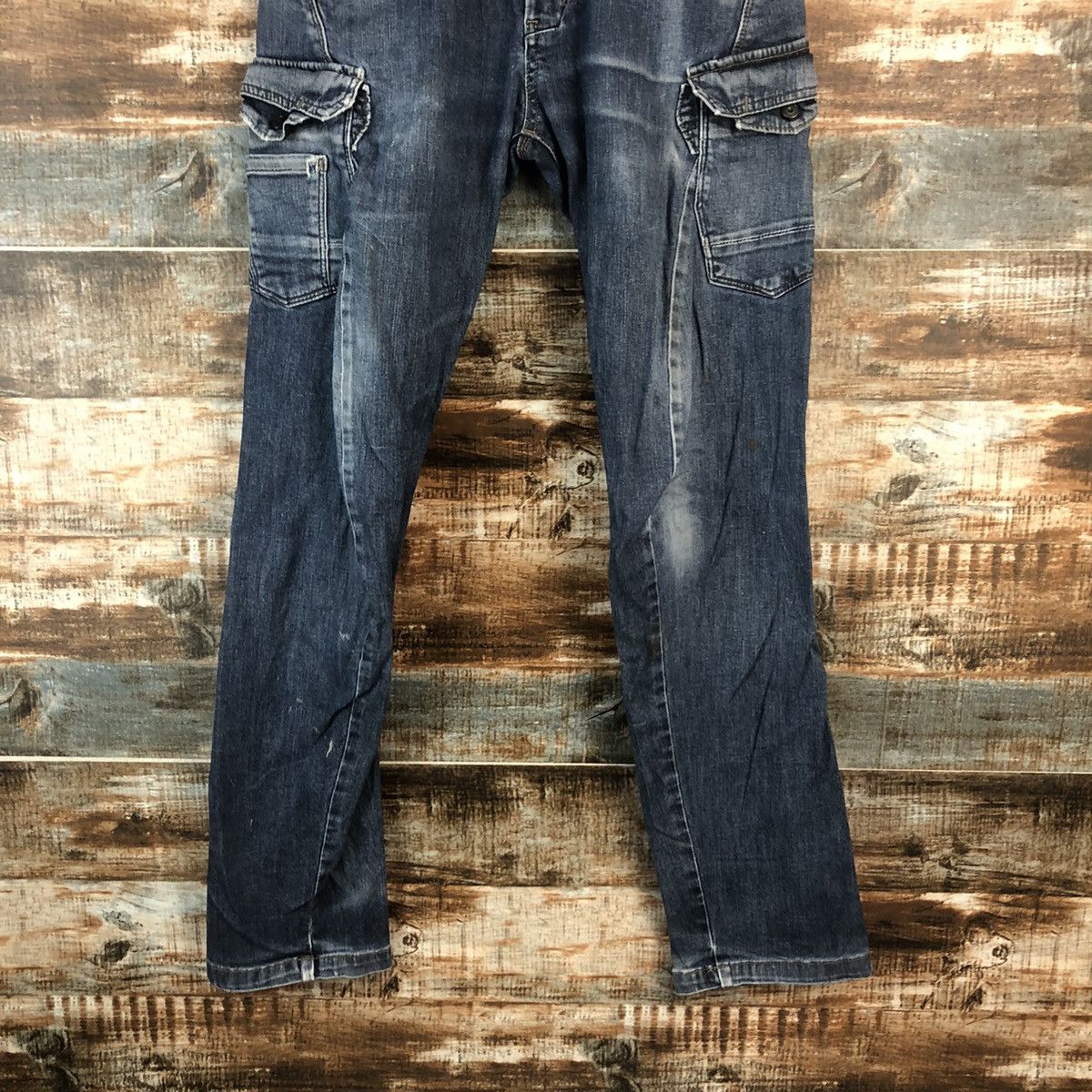 Japanese Brand Even River Black Distressed Denim Pants #A2107 Size US 30 / EU 46 - 6 Thumbnail