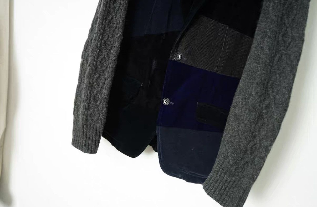 Sage De Cret Sage de Cret Paneled Velvet Corduroy Jacket Size US M / EU 48-50 / 2 - 5 Thumbnail