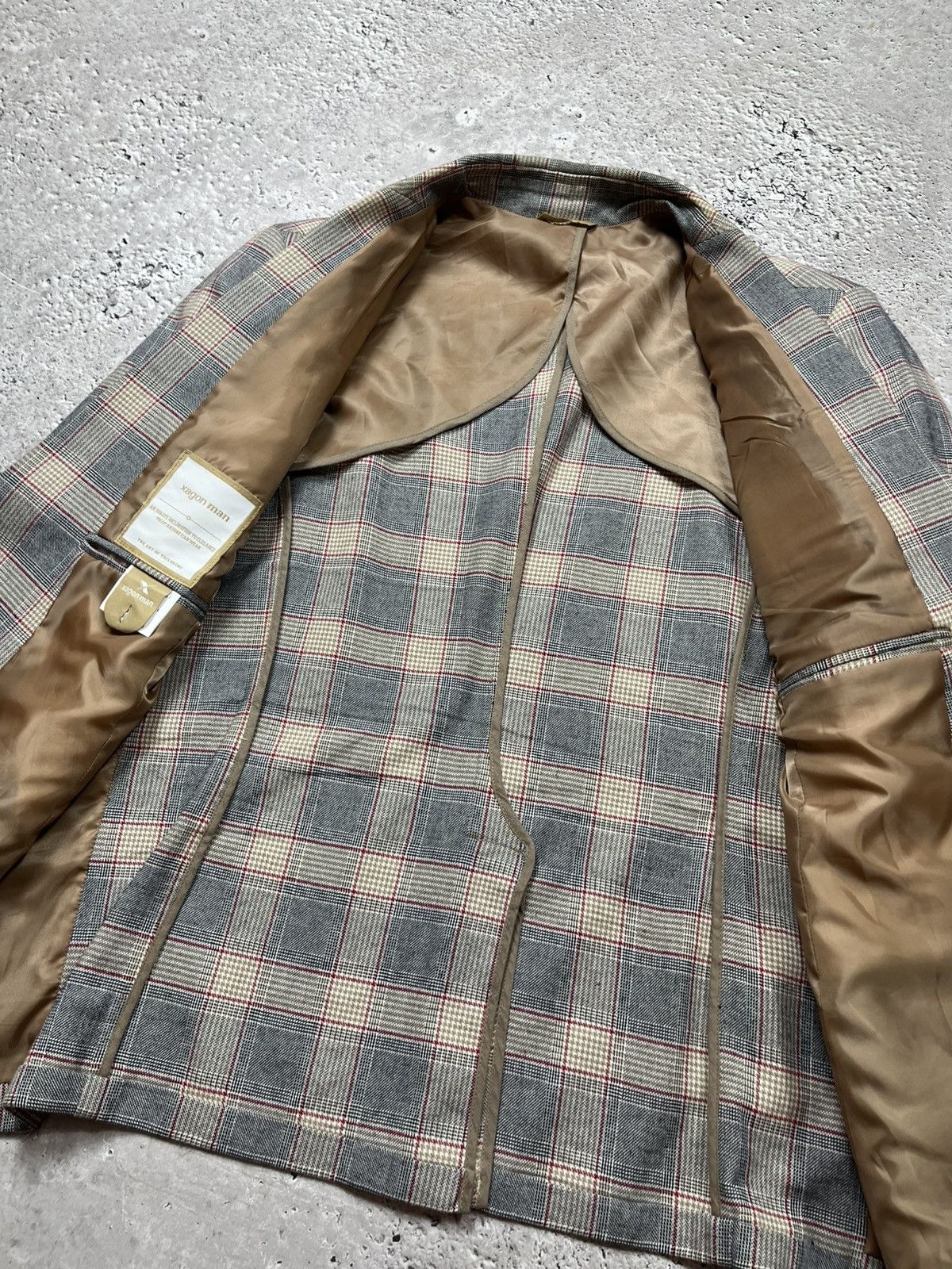Xagon Man Xagon Man Checkered Blazer Jacket Italy Cotton Size 54 Size US L / EU 52-54 / 3 - 7 Thumbnail
