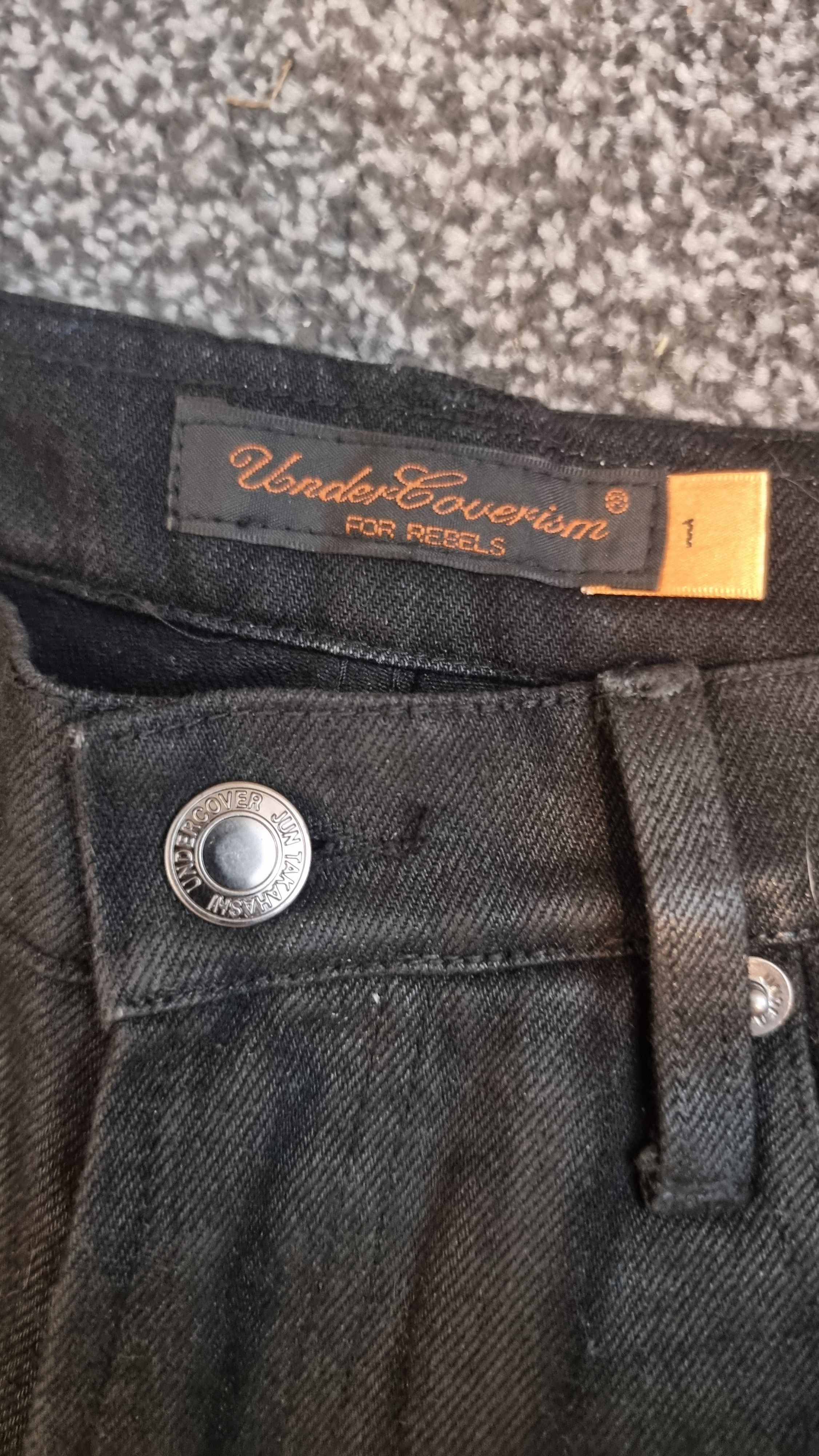 Undercover Undercover Size 1 Wax Denim SS07 Size US 27 - 4 Thumbnail