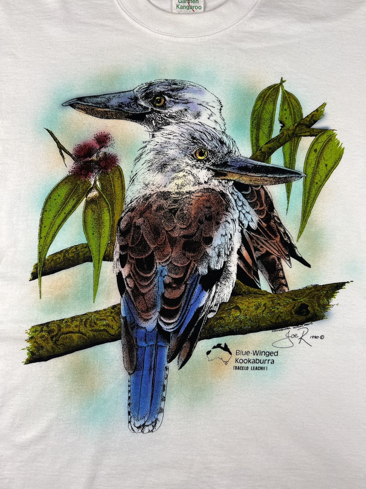 Vintage 1990 Vintage Kookaburra Joe R Graphic Single Stitch T Shirt Size US S / EU 44-46 / 1 - 3 Thumbnail