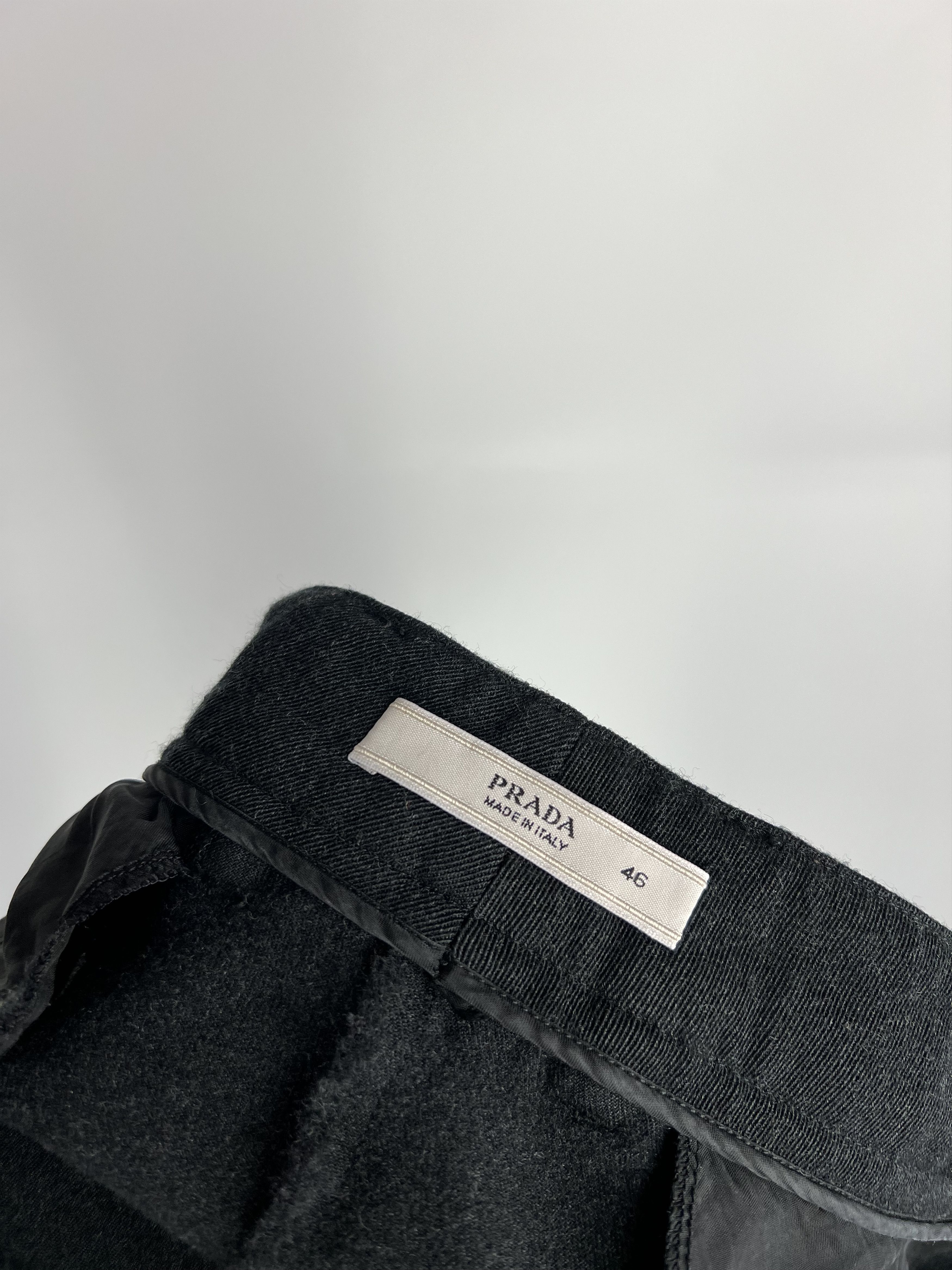 Prada Prada Wool Belted Pants Size 32" / US 10 / IT 46 - 11 Thumbnail