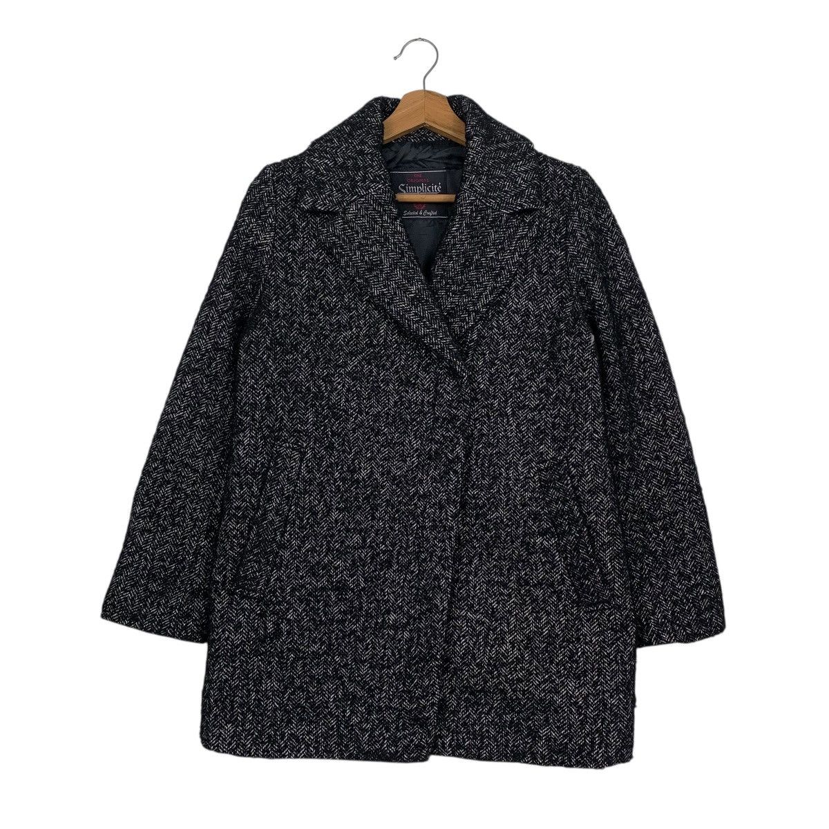 Japanese Brand Japanese Brand Simplicite Herringbone Wool Jacket Size M / US 6-8 / IT 42-44 - 1 Thumbnail