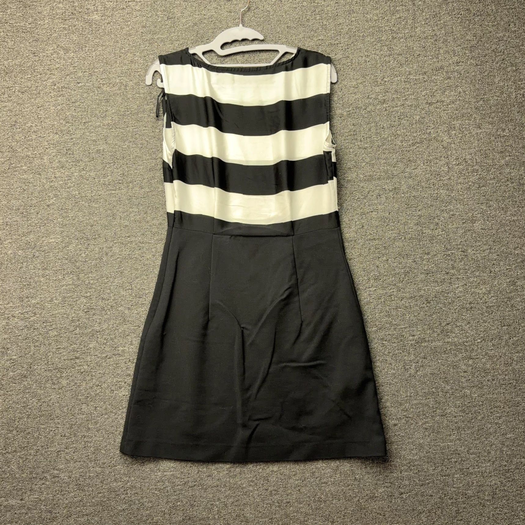 Zara Zara Basic Dress Womens Medium Black Stripe Sleeveless Sheath Lined Stretch Size M / US 6-8 / IT 42-44 - 6 Thumbnail