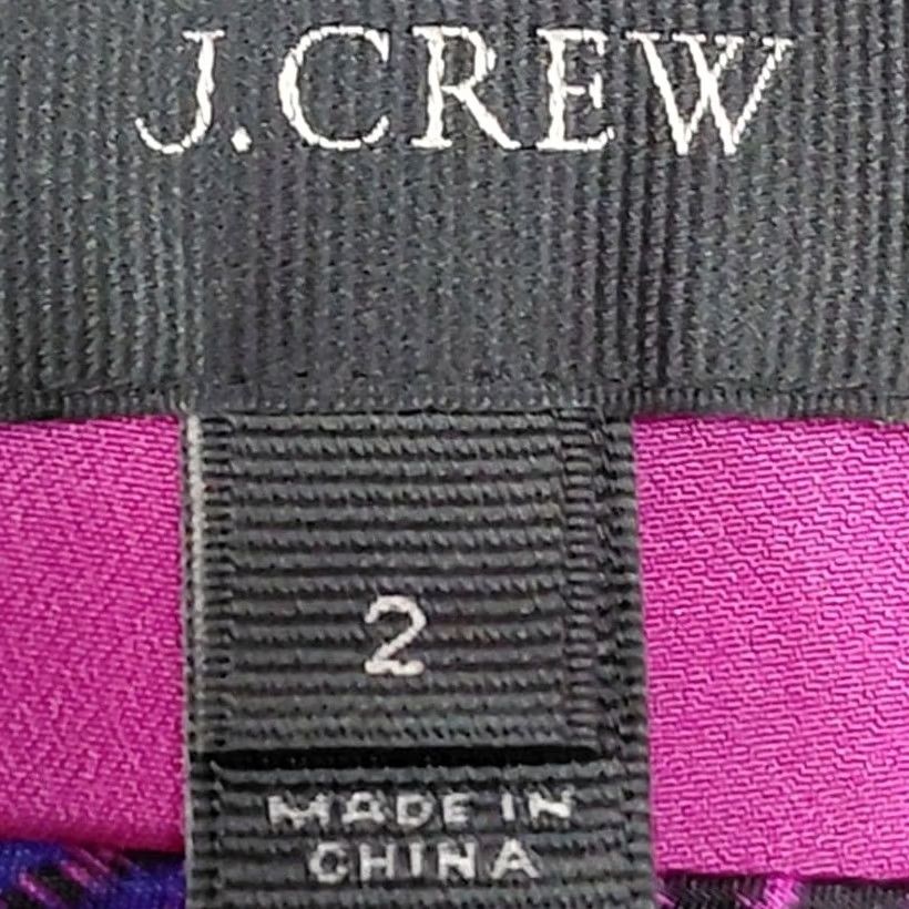 J.Crew J.CREW Jumpsuit Purple Floral Sleeveless 100% Silk Women Size 2 Size 26" / US 2 / IT 38 - 3 Thumbnail