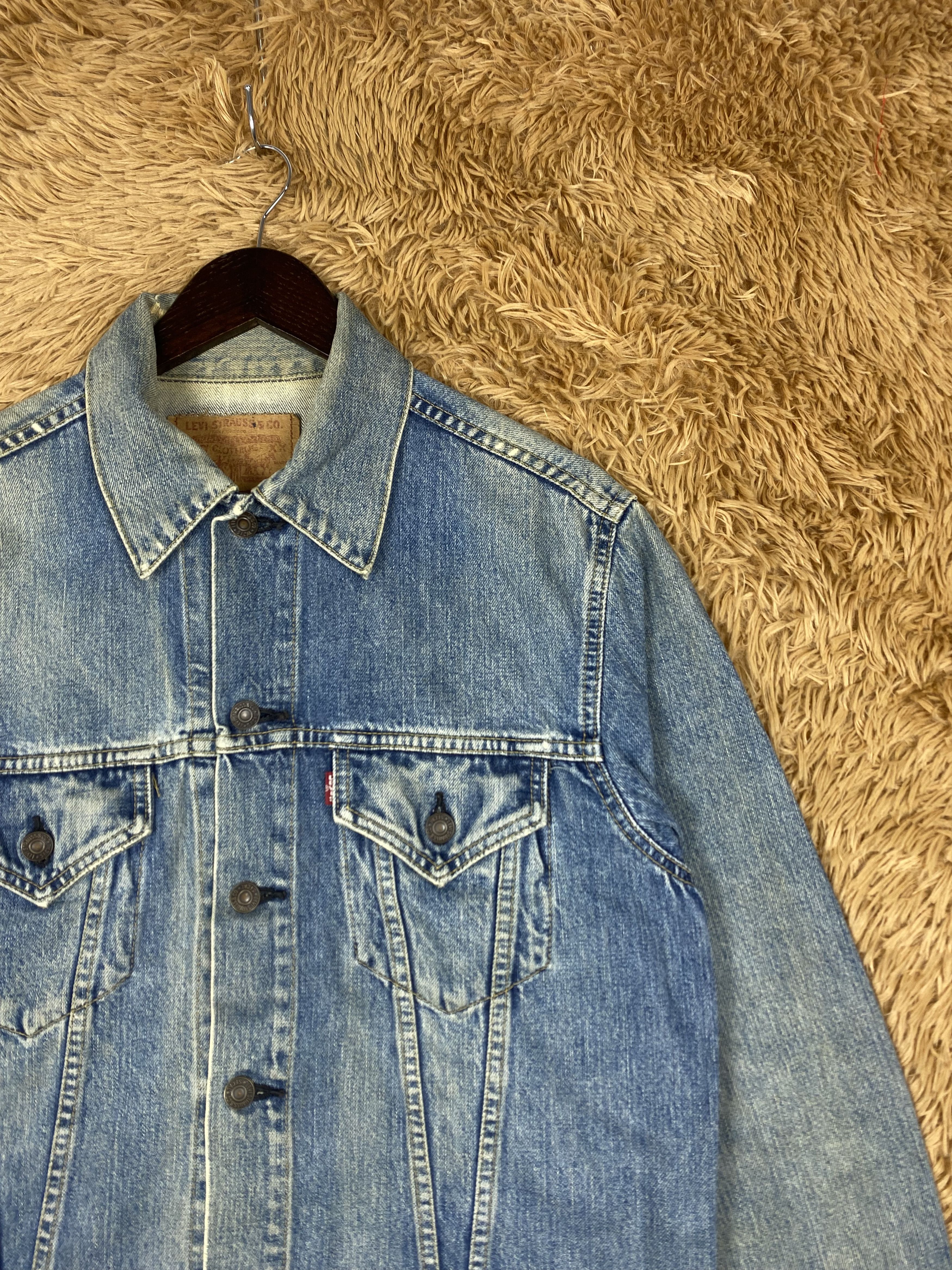 Levi's Vintage Levi's Faded Blue Denim Jacket DJ0838 Size US XS / EU 42 / 0 - 2 Thumbnail