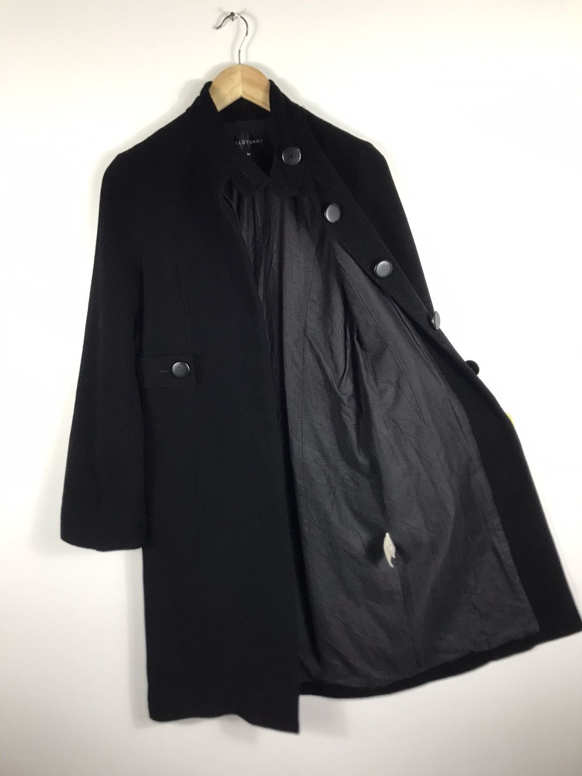Jil Stuart ⚡️Vintage Jill Stuart Wool Button Long Coat Jacket Size M / US 6-8 / IT 42-44 - 8 Thumbnail